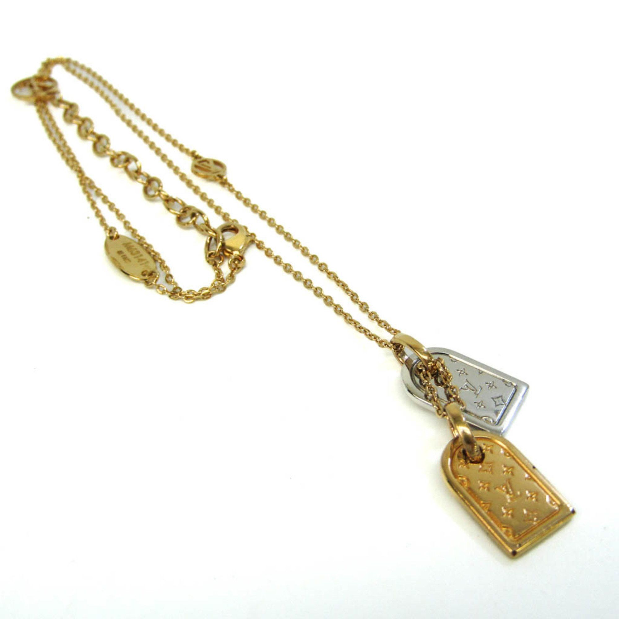 Louis Vuitton M01335 Vivienne Necklace, Gold, One Size