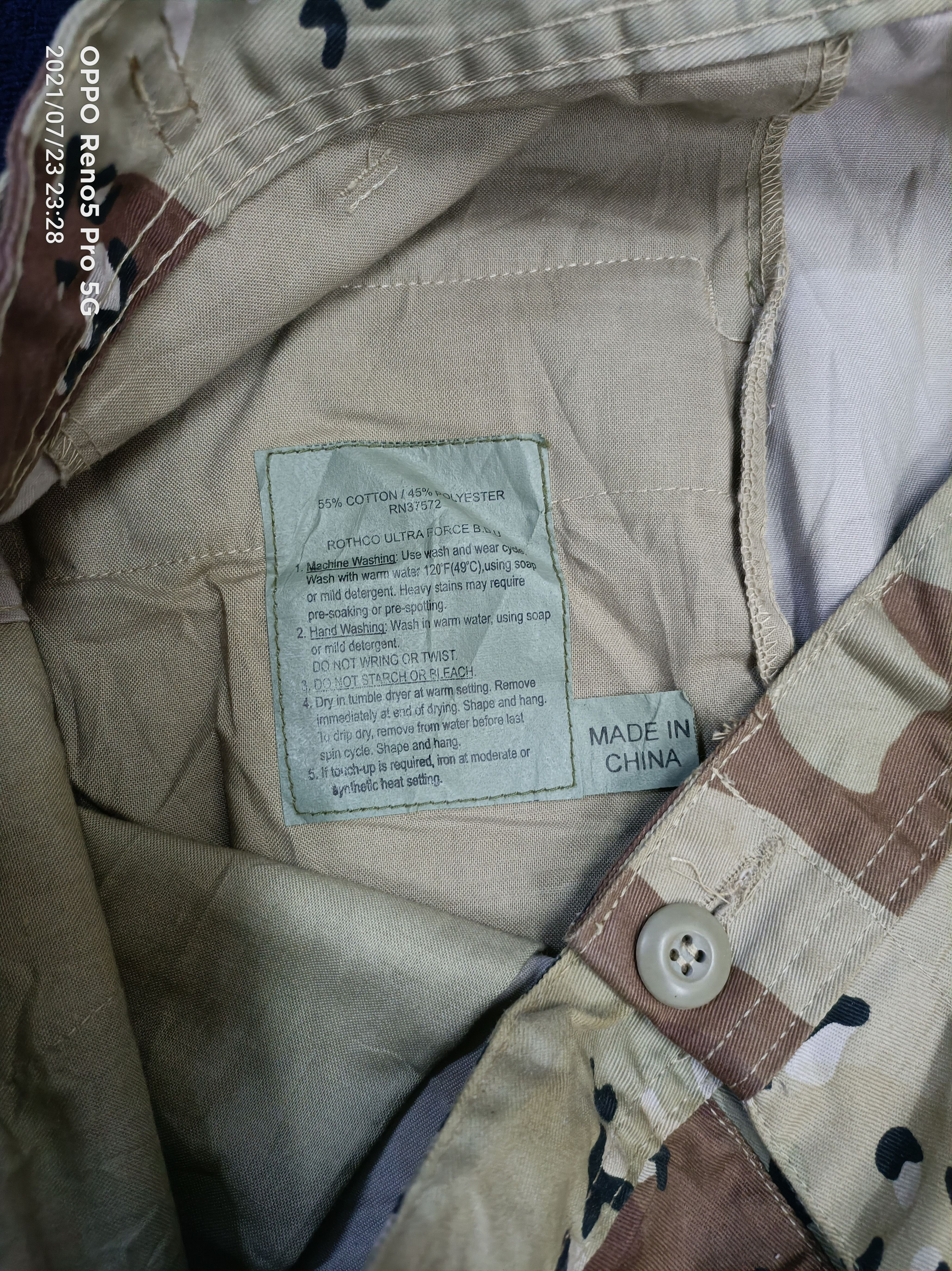 Vintage 1990 Military Army Vintage Size US 42 / EU 58 - 4 Thumbnail