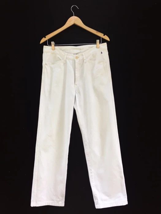 45RPM CASUAL PANTS WHITE DENIM