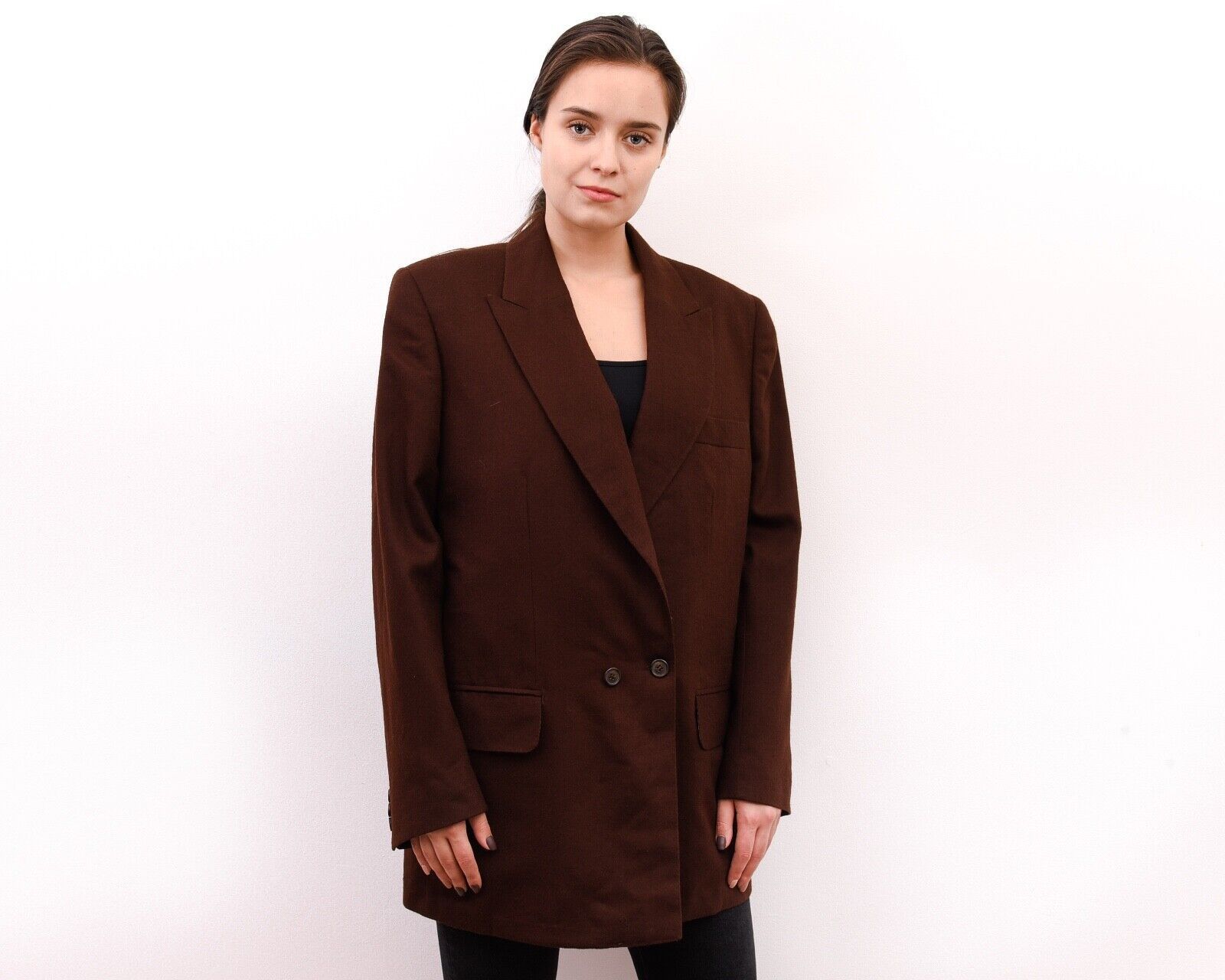 Other × Vintage Women's XL Double Breasted Sport Jacket Blazer Warm Coat Size XL / US 12-14 / IT 48-50 - 5 Thumbnail