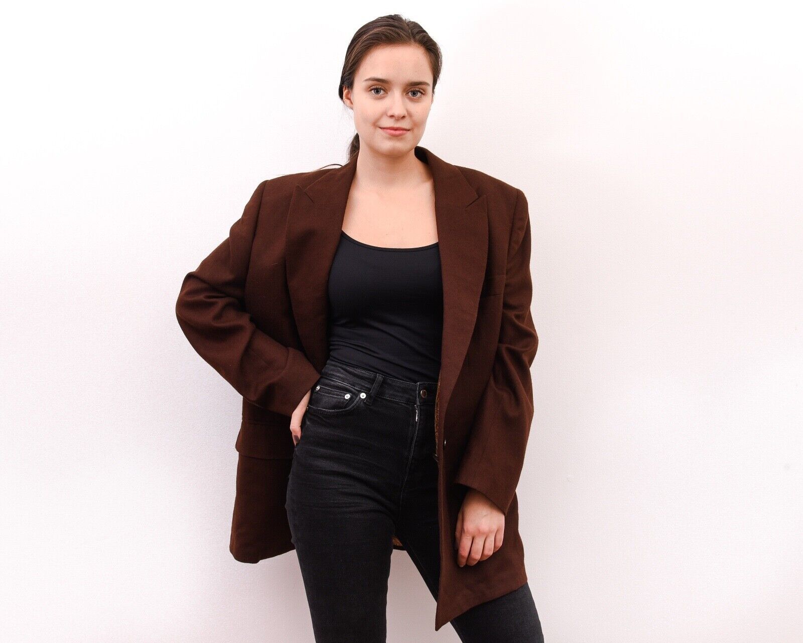 Other × Vintage Women's XL Double Breasted Sport Jacket Blazer Warm Coat Size XL / US 12-14 / IT 48-50 - 3 Thumbnail