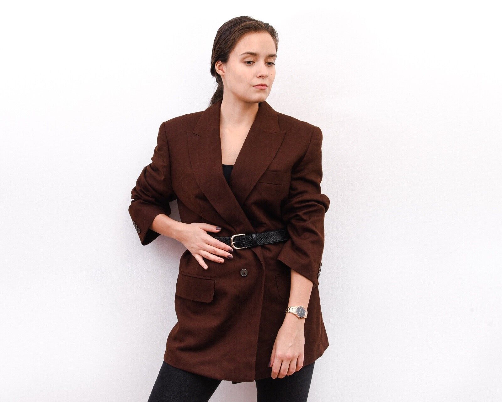 Other × Vintage Women's XL Double Breasted Sport Jacket Blazer Warm Coat Size XL / US 12-14 / IT 48-50 - 1 Thumbnail
