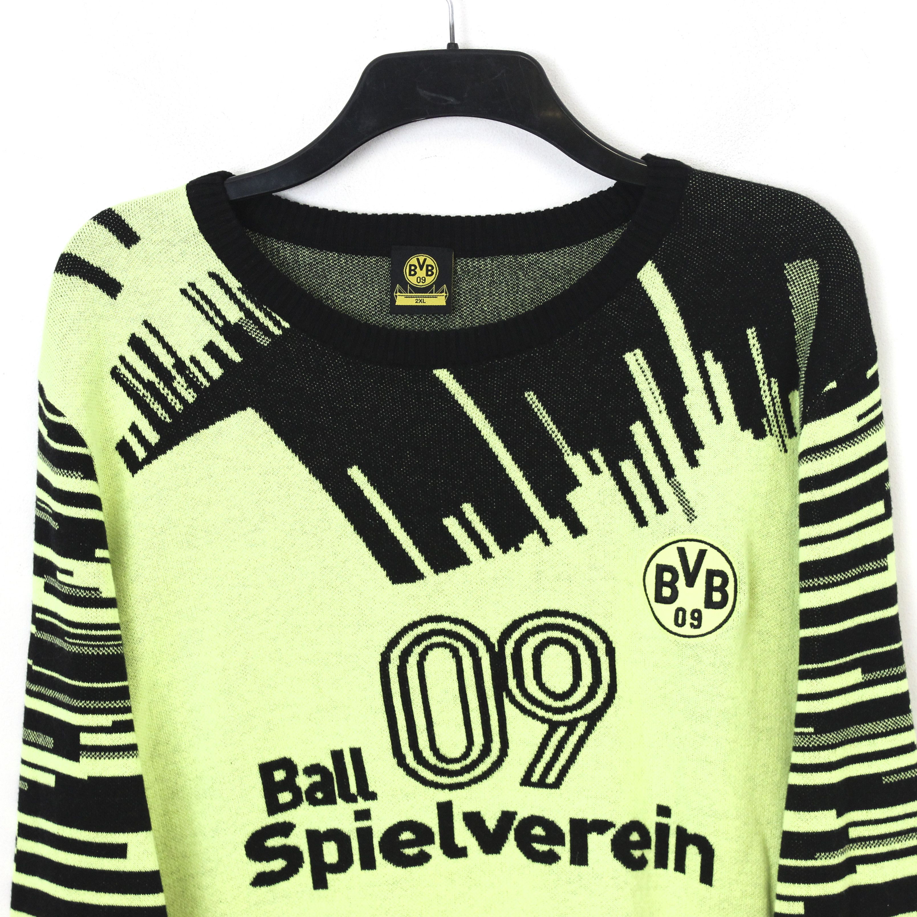 Vintage Borussia Dortmund Mens 2XL Retro Jumper Pulllover 1993 1994 Size US XXL / EU 58 / 5 - 2 Thumbnail