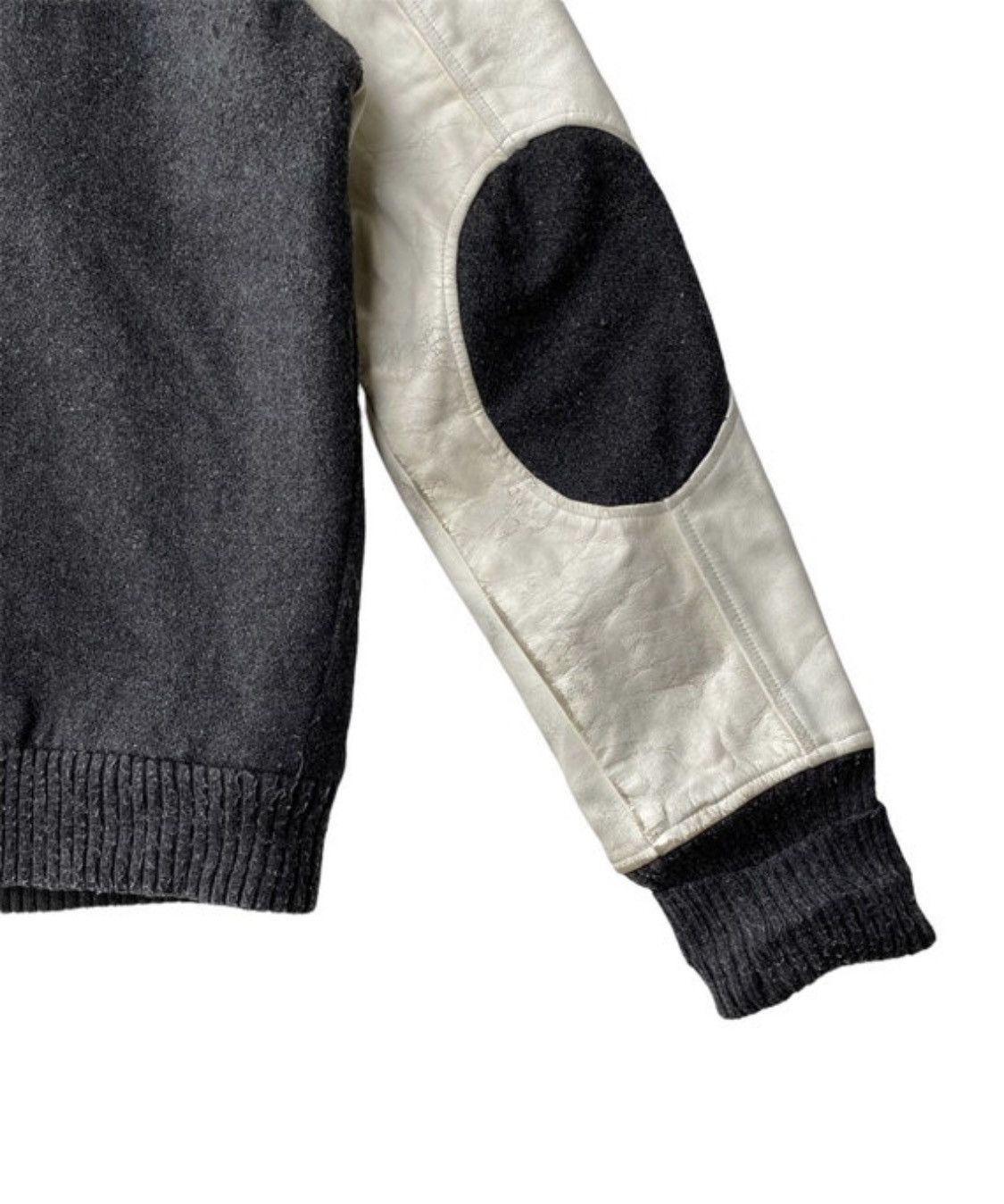 Japanese Brand Vtg 90s DOARAT Japan letterman varsity wool/leather jacket Size US L / EU 52-54 / 3 - 7 Thumbnail