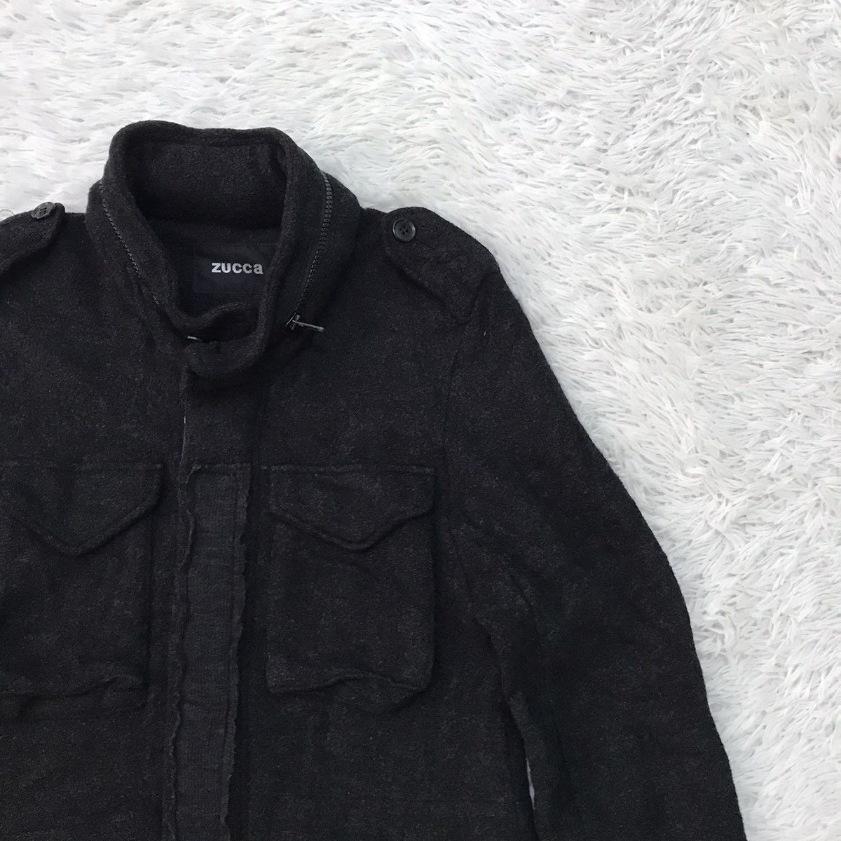 CABANE de ZUCCa Zucca Wool 4 Pockets Jacket Made in Japan Size US S / EU 44-46 / 1 - 5 Thumbnail