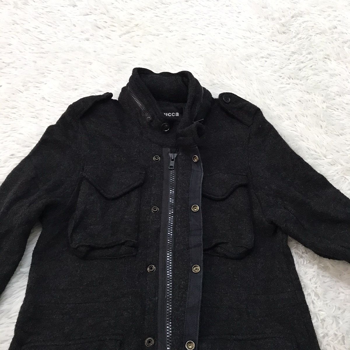 CABANE de ZUCCa Zucca Wool 4 Pockets Jacket Made in Japan Size US S / EU 44-46 / 1 - 12 Thumbnail
