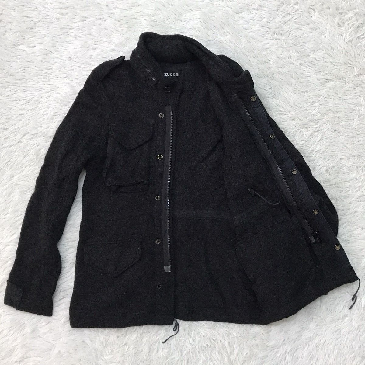 CABANE de ZUCCa Zucca Wool 4 Pockets Jacket Made in Japan Size US S / EU 44-46 / 1 - 13 Thumbnail