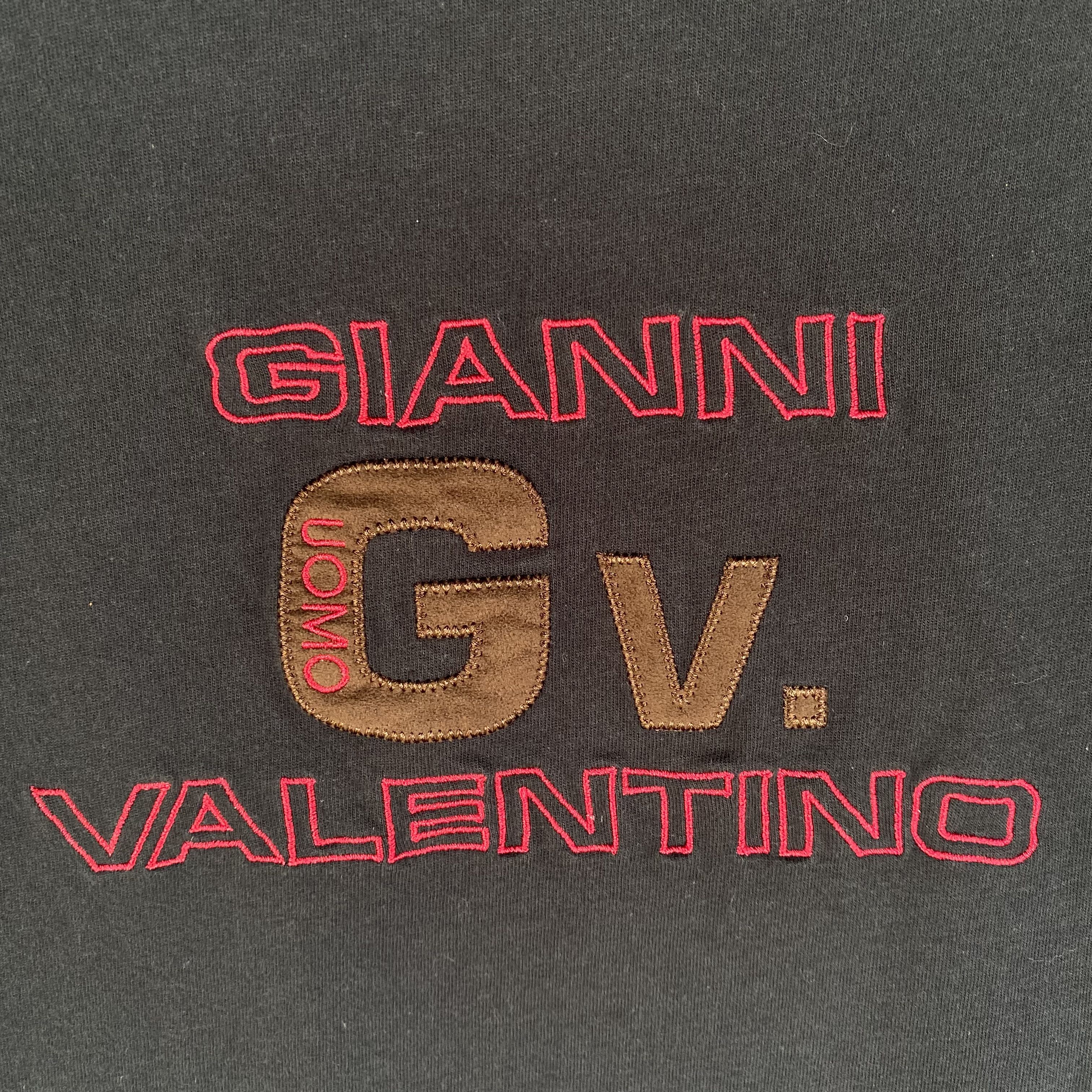 Valentino VINTAGE GIANNI VALENTINO Italy embroidered pocket shirt Size US L / EU 52-54 / 3 - 3 Thumbnail