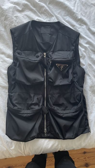 Prada Nylon Utility Vest Prada Grailed