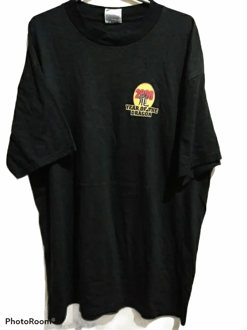 Vintage 🔥 CRAZY STUFF VTG 2000 YEAR OF THE DRAGON HAWAII Y2K Shirts Size US XL / EU 56 / 4 - 2 Thumbnail