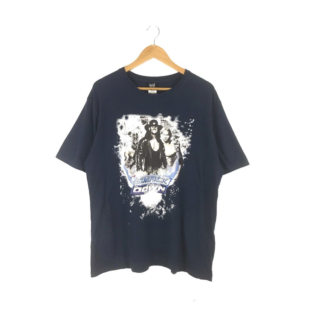 Vintage × WWE × WWF WWE The Undertaker x Batista x Rey Mysterio Tee Size US XL / EU 56 / 4 - 1 Thumbnail