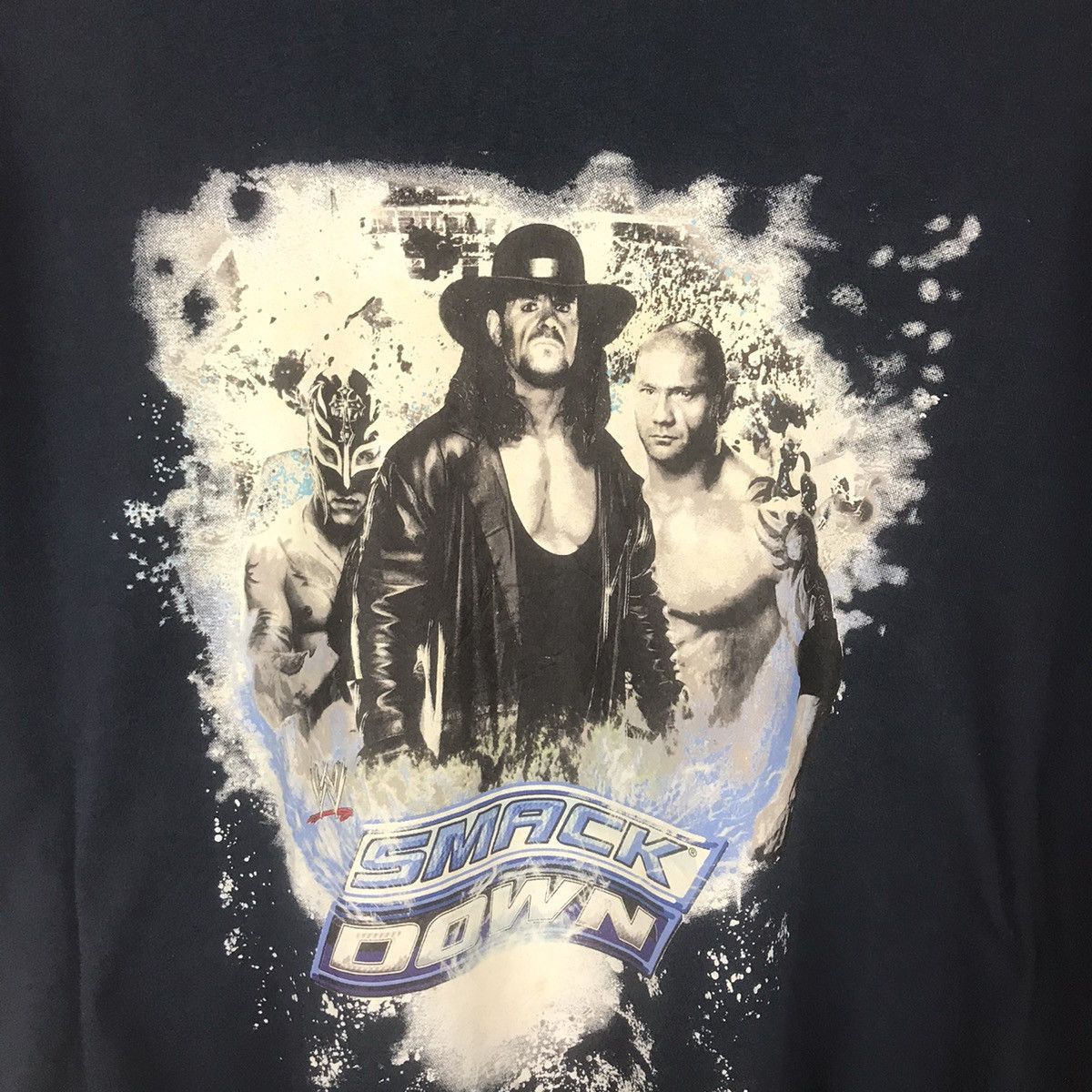 Vintage × WWE × WWF WWE The Undertaker x Batista x Rey Mysterio Tee Size US XL / EU 56 / 4 - 2 Thumbnail