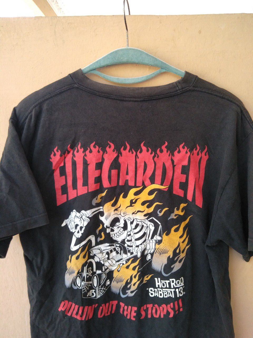💥Y2K ELLEGARDEN PUNK BAND SUNFADED OVERPRINTED TEE