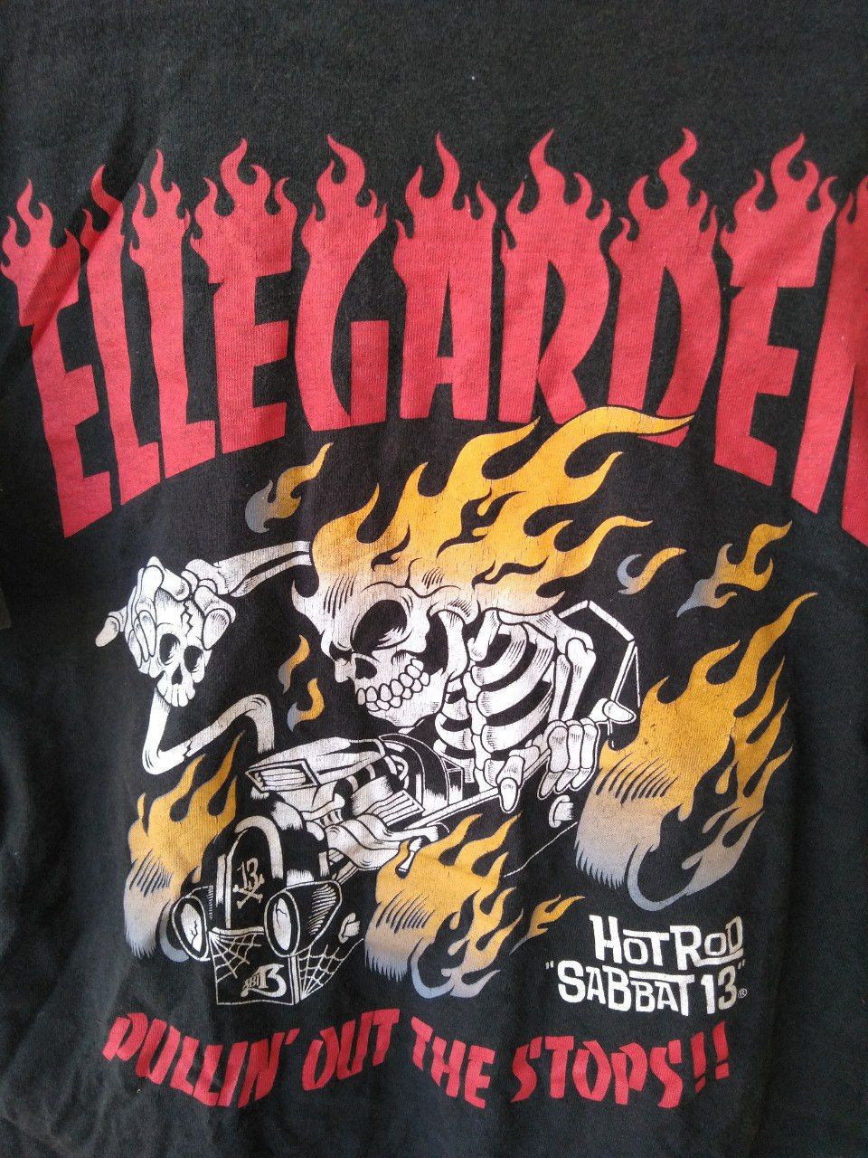💥Y2K ELLEGARDEN PUNK BAND SUNFADED OVERPRINTED TEE