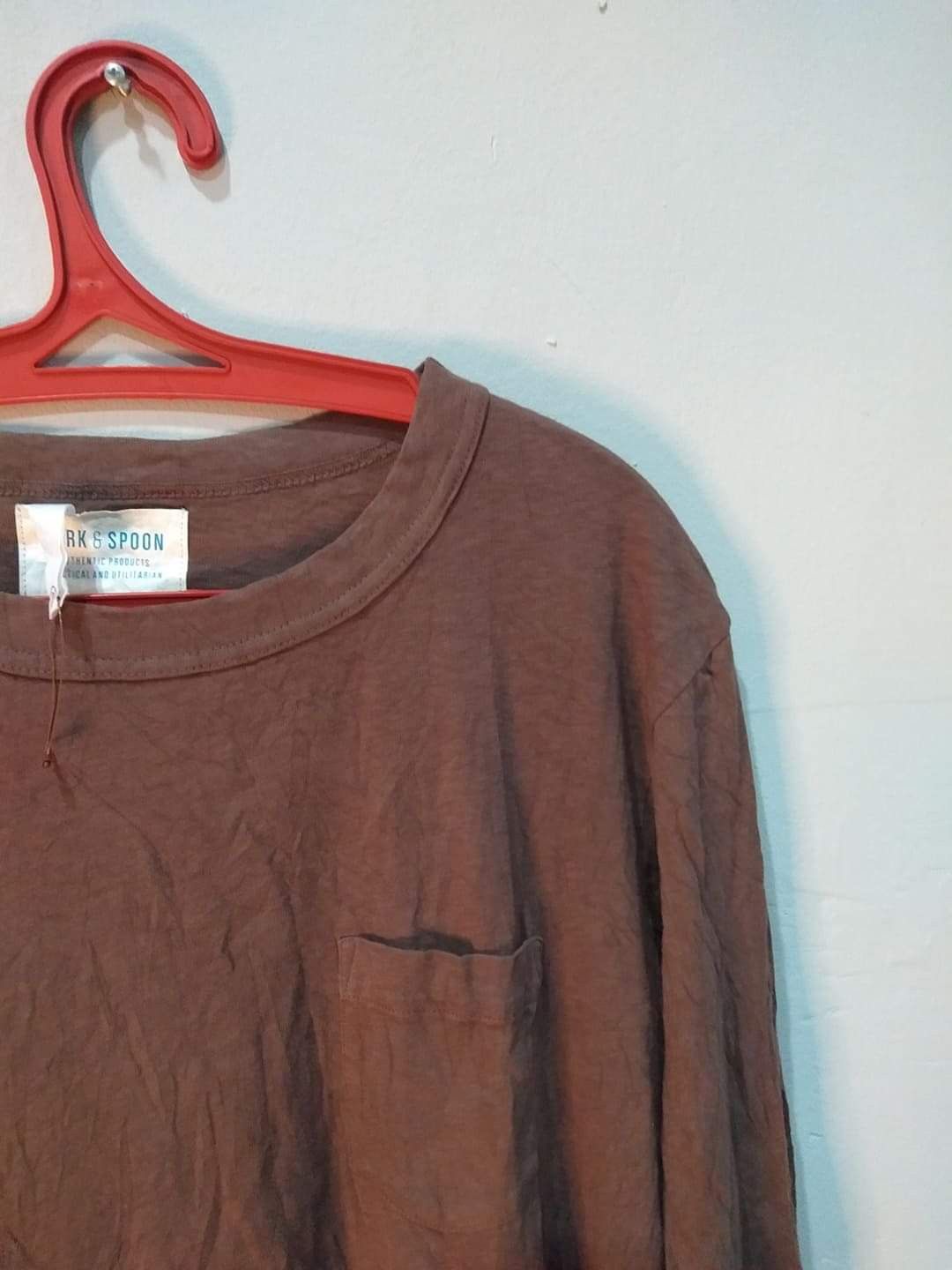 20471120 Urban Research Fork & Spoon LS Loose Neck Tee Size US M / EU 48-50 / 2 - 5 Thumbnail