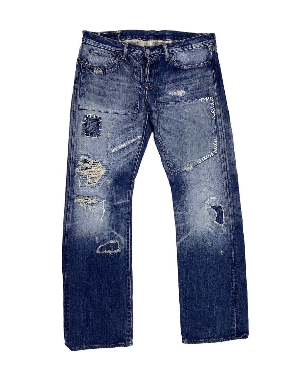 Eternal eternal distressed denim jeans Size US 36 / EU 52 - 1 Thumbnail