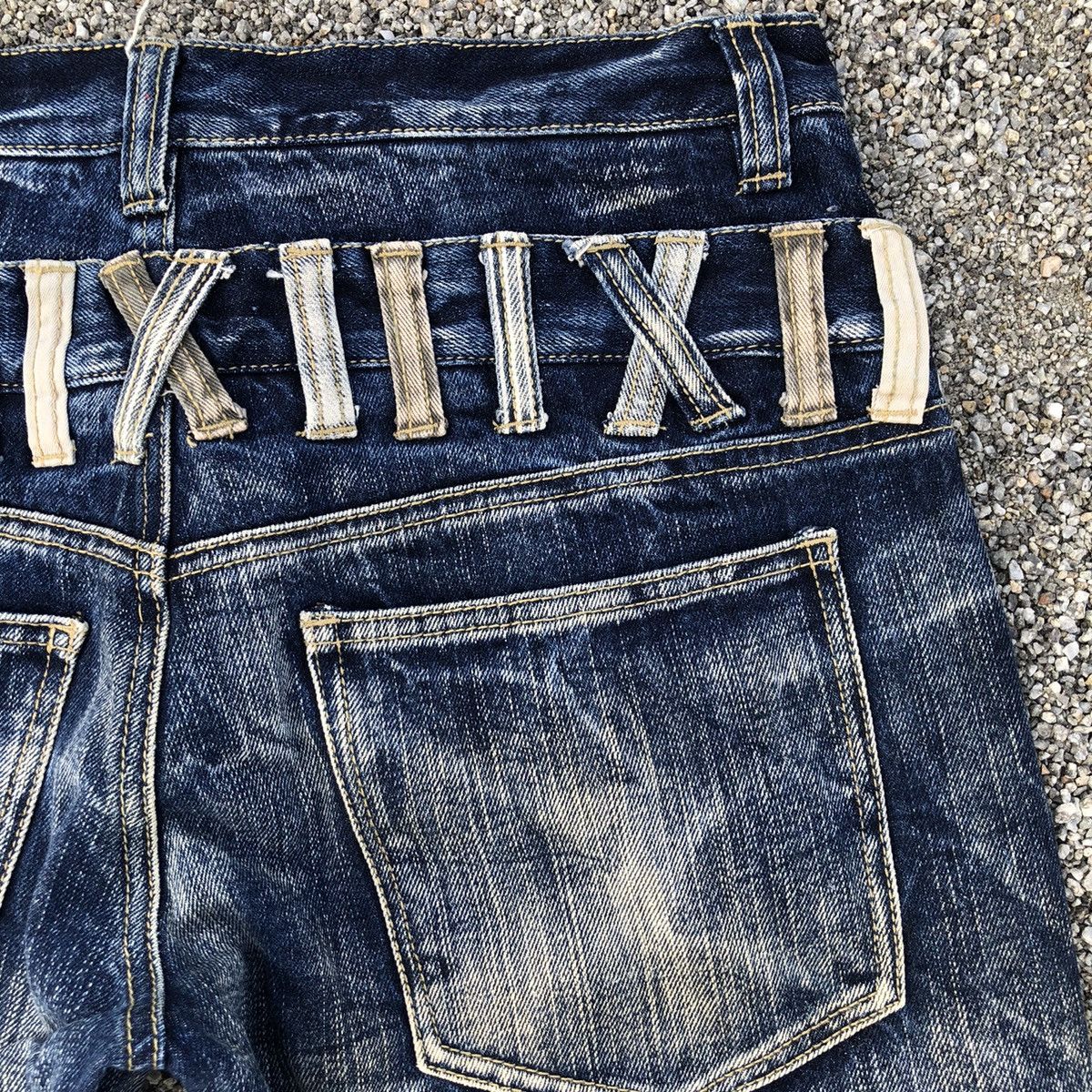 Japanese Brand Double waits/layer denim rare design 🔥 Size US 30 / EU 46 - 9 Thumbnail
