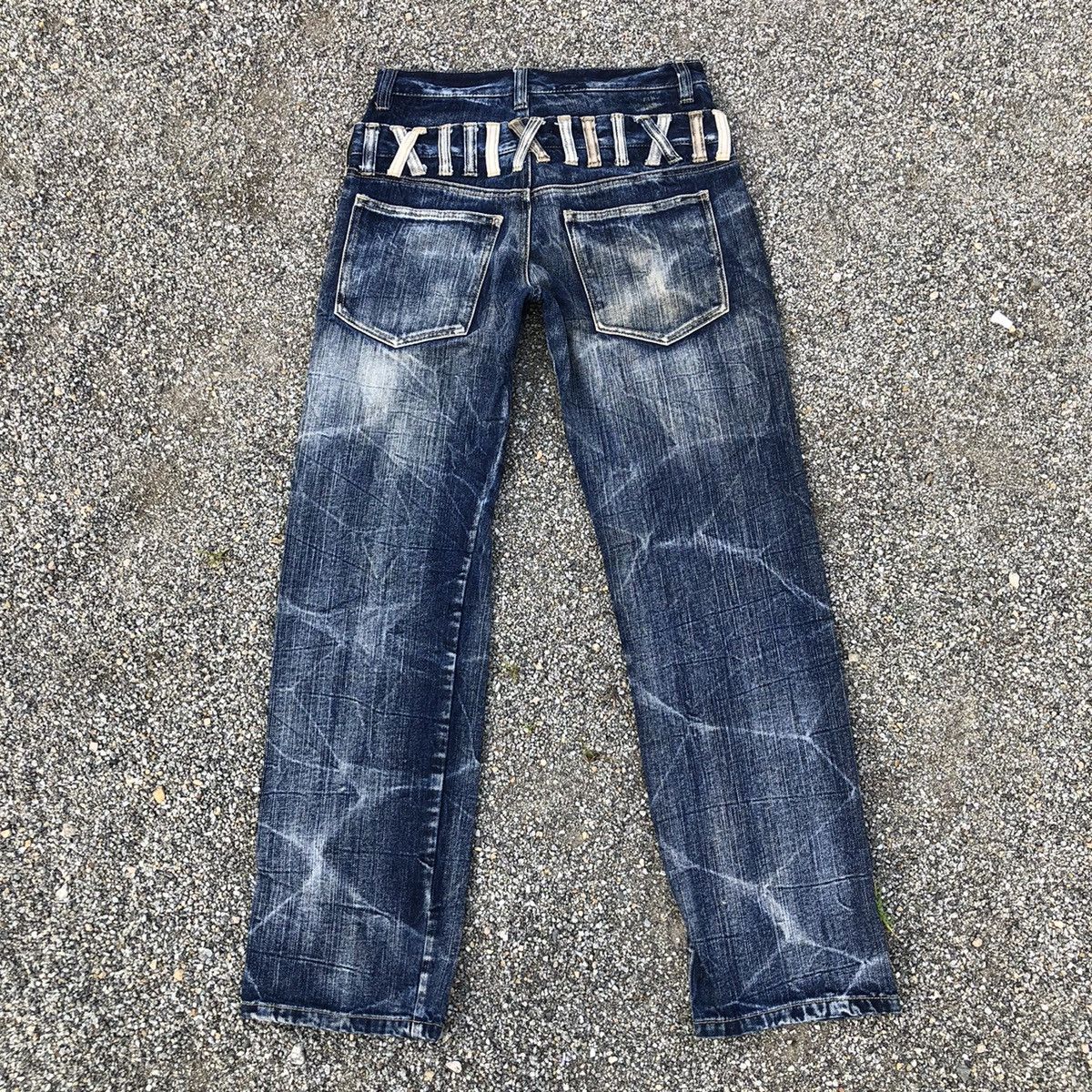 Japanese Brand Double waits/layer denim rare design 🔥 Size US 30 / EU 46 - 7 Thumbnail