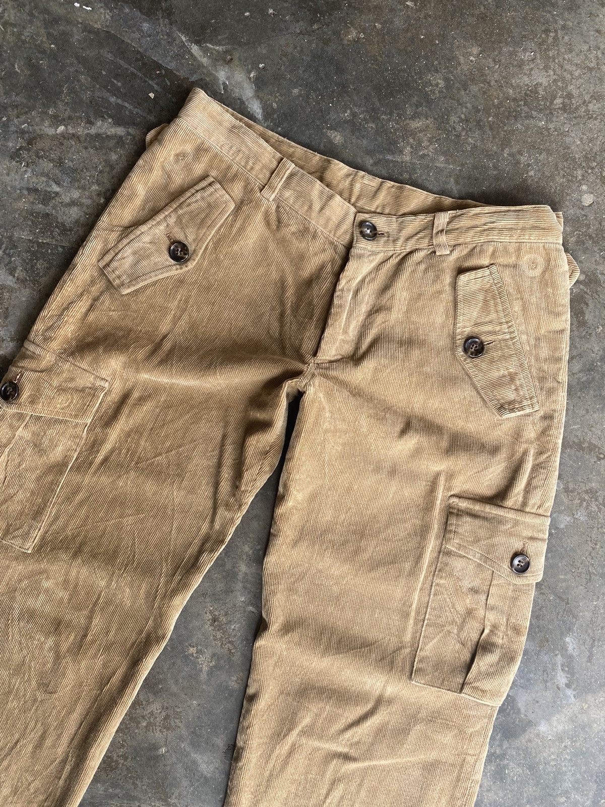 Japanese Brand × Vintage Last Note Coduroy Cargo Pants Size US 31 - 3 Thumbnail