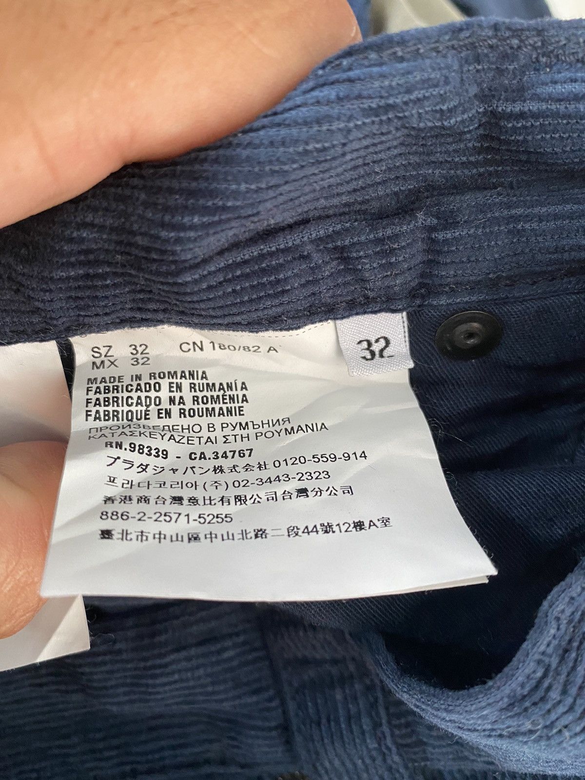 Prada × Vintage Prada Milano Coduroy Pants Size US 34 / EU 50 - 7 Thumbnail