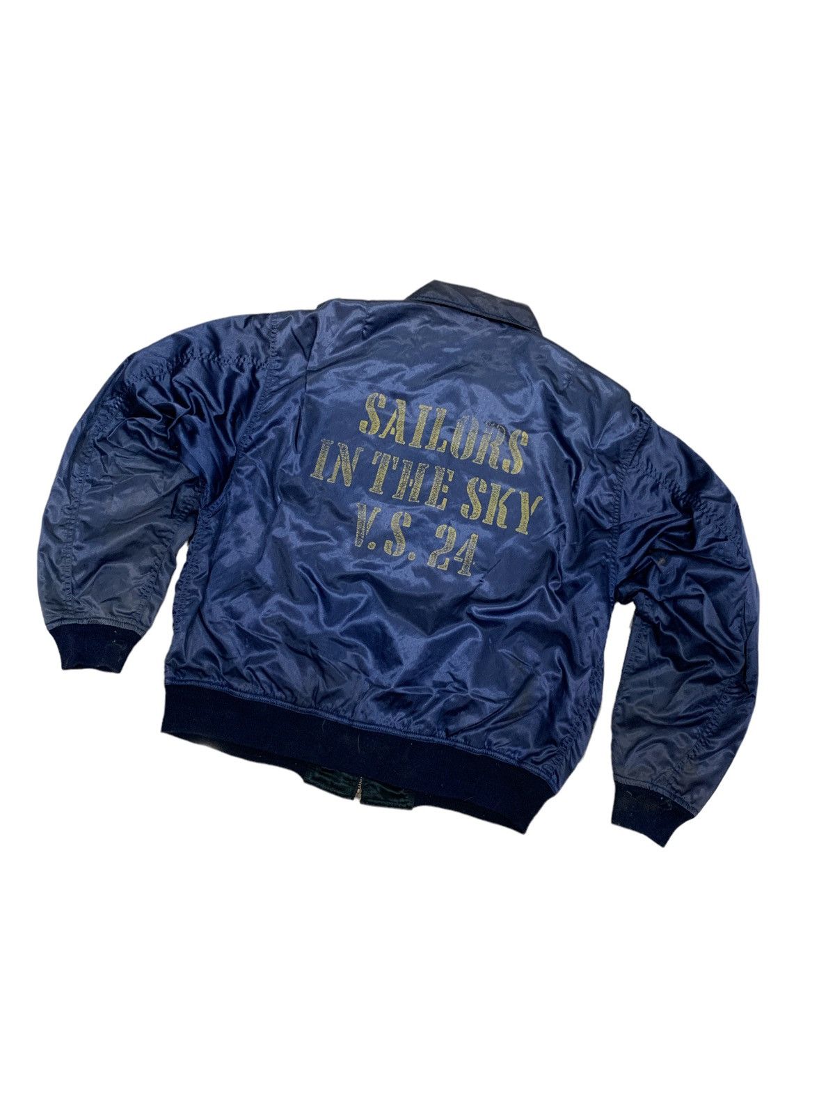 Vintage 1960s WESTPOINT VS-24 ANTI SUBMARINE US ARMY BOMBER JACKET Size US L / EU 52-54 / 3 - 1 Thumbnail