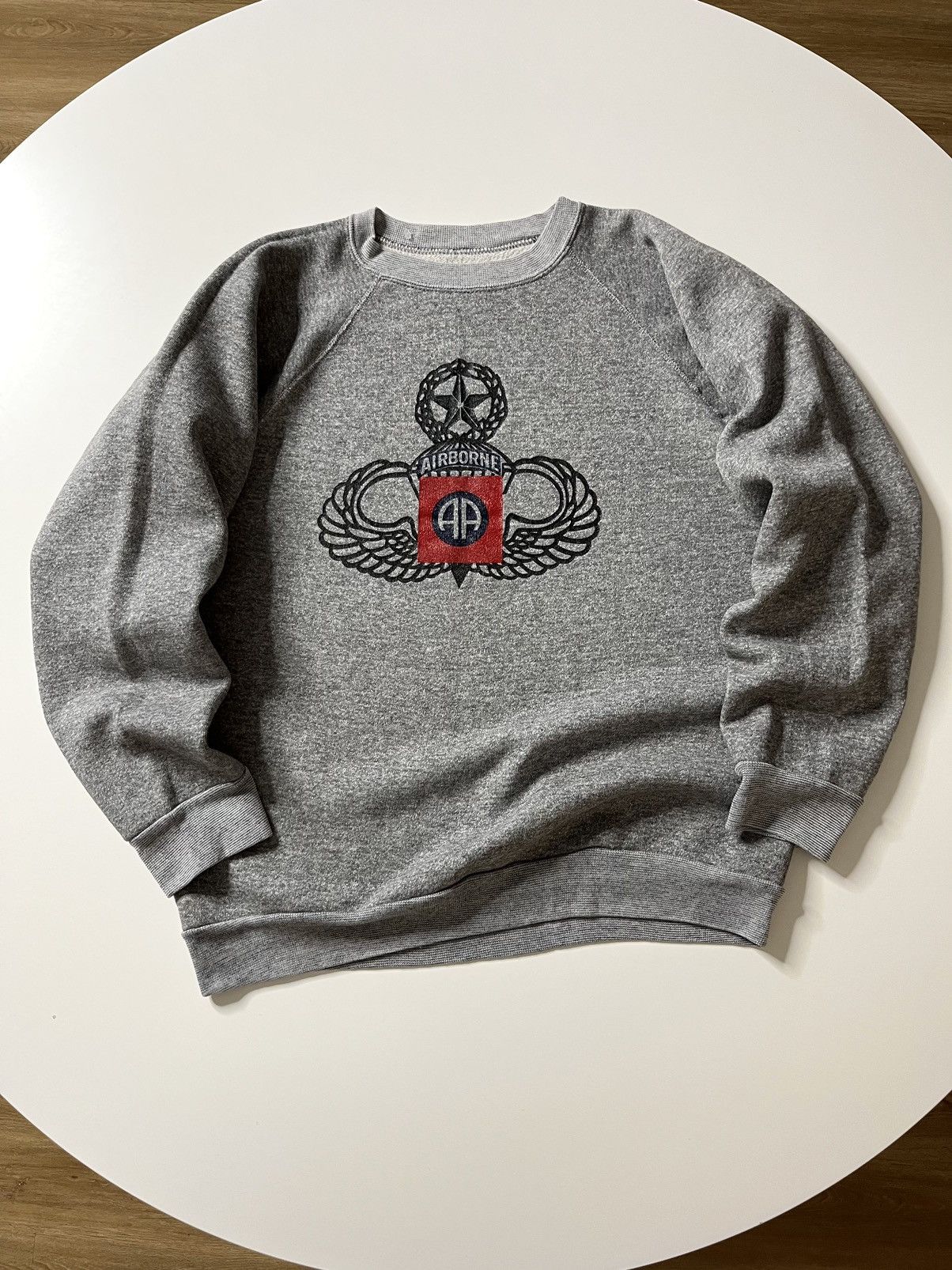 Vintage VINTAGE AIRBORNE FORCES U.S. ARMY SWEATSHIRT Size US M / EU 48-50 / 2 - 3 Thumbnail