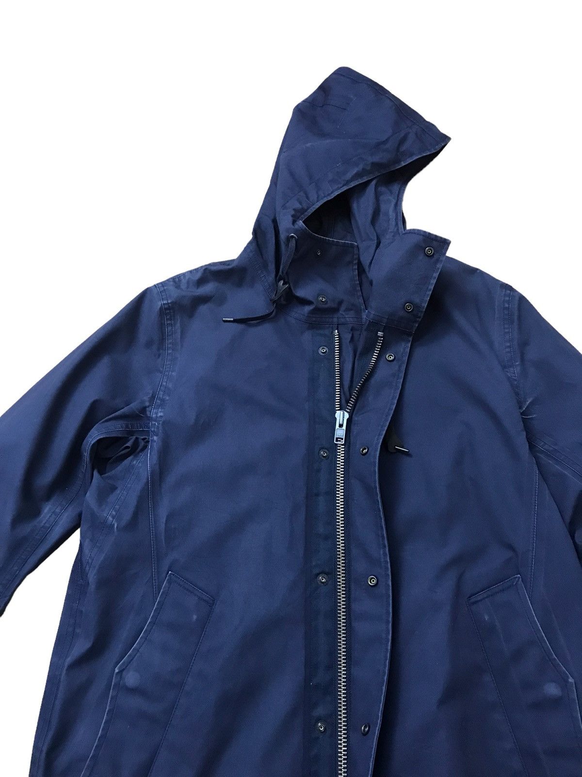 Japanese Brand × Nanamica Nanamica Goretex Waterproof Hoodie Dark Blue Jacket Size US M / EU 48-50 / 2 - 5 Thumbnail