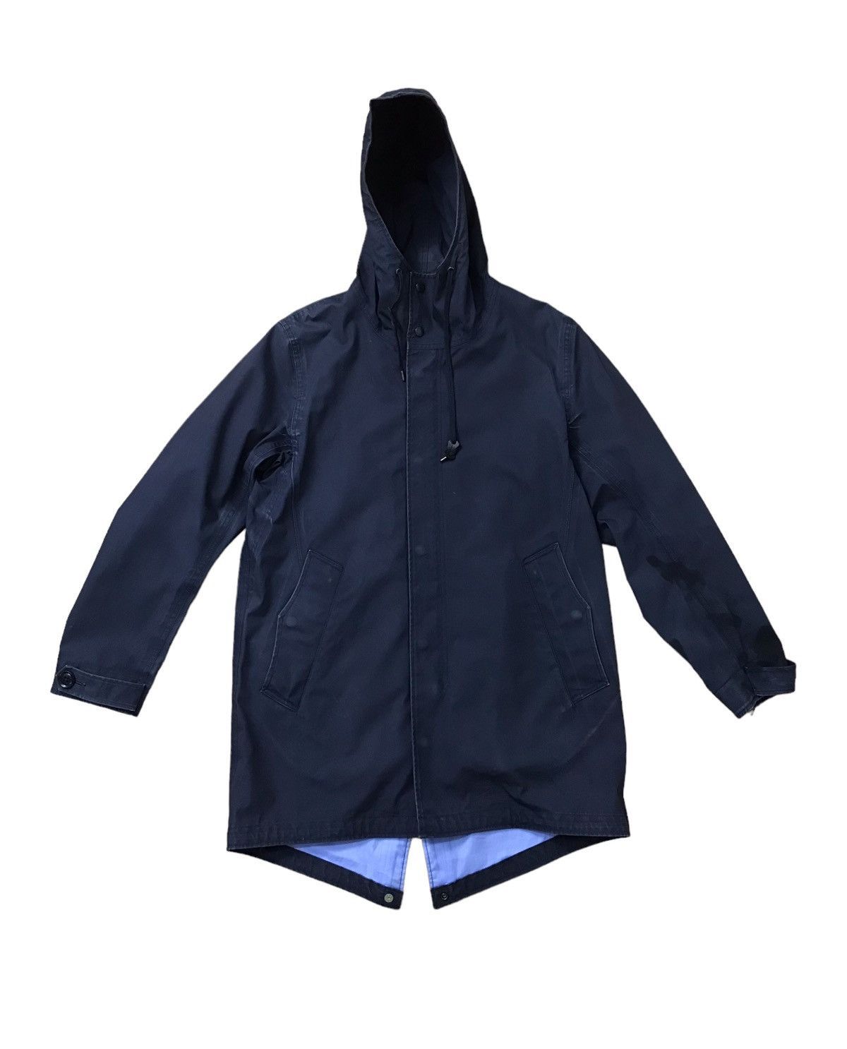 Japanese Brand × Nanamica Nanamica Goretex Waterproof Hoodie Dark Blue Jacket Size US M / EU 48-50 / 2 - 1 Thumbnail