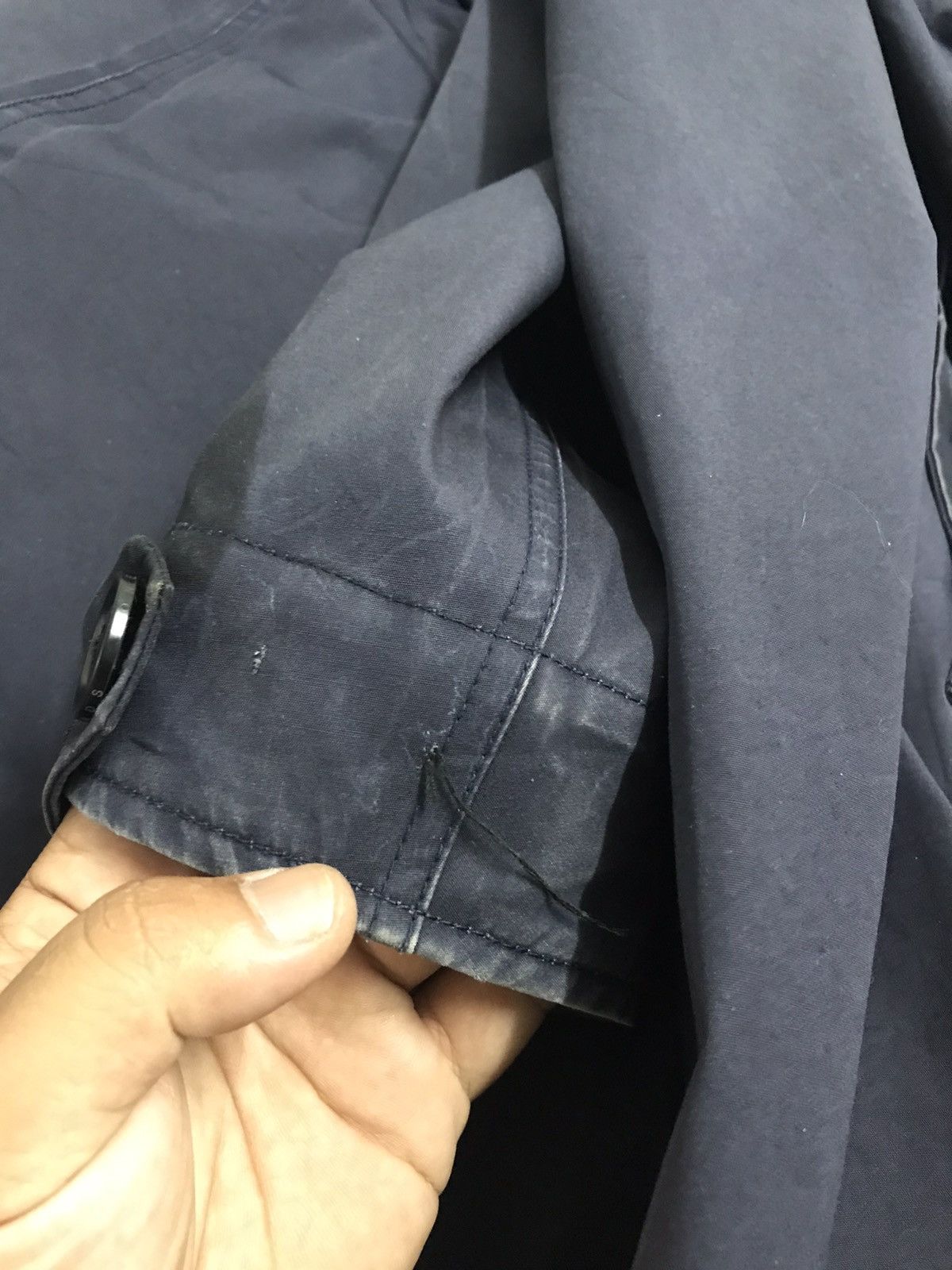 Japanese Brand × Nanamica Nanamica Goretex Waterproof Hoodie Dark Blue Jacket Size US M / EU 48-50 / 2 - 11 Thumbnail