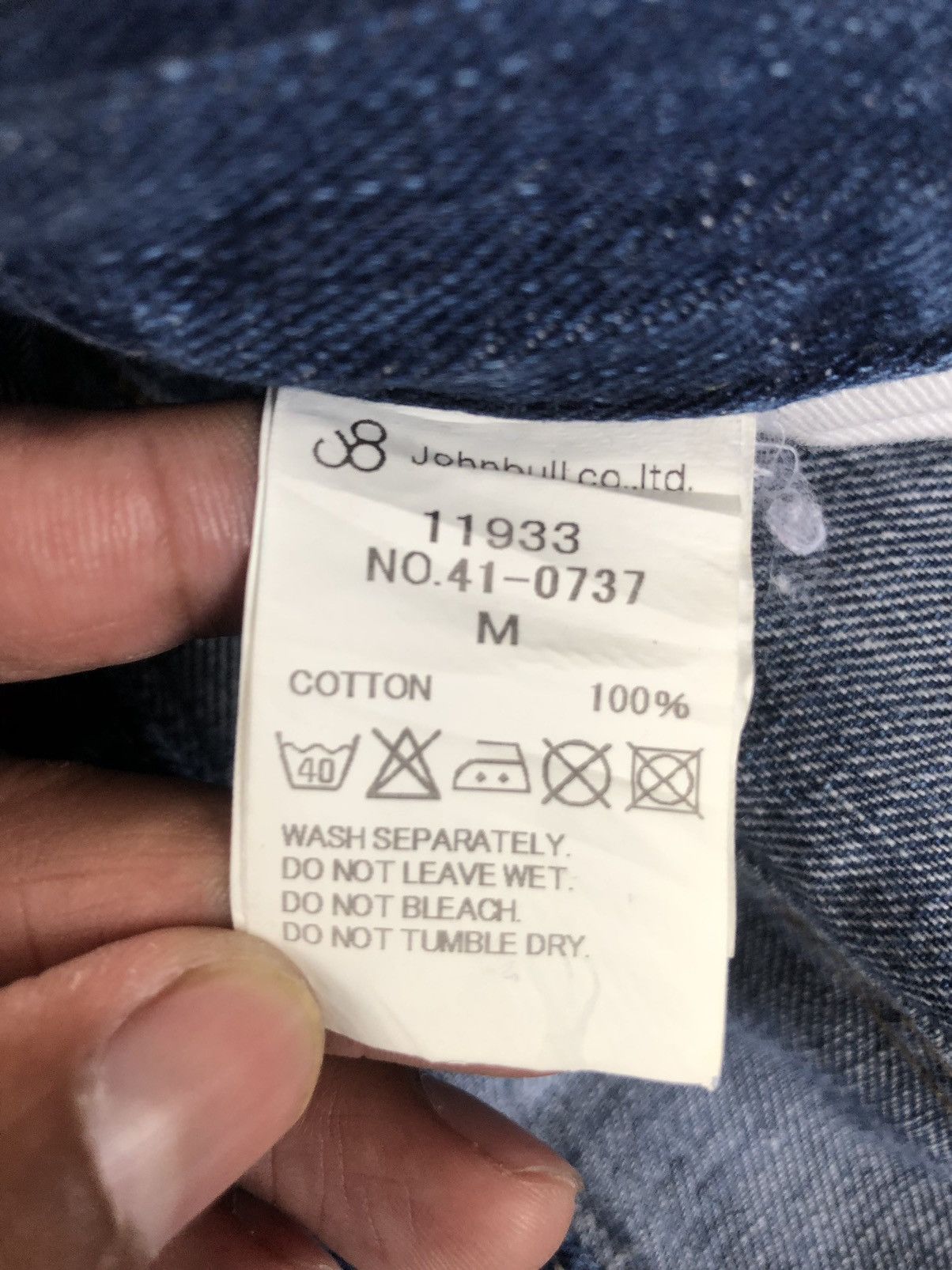 Japanese Brand John bull Distressed Jeans Slim cut Size US 30 / EU 46 - 14 Thumbnail