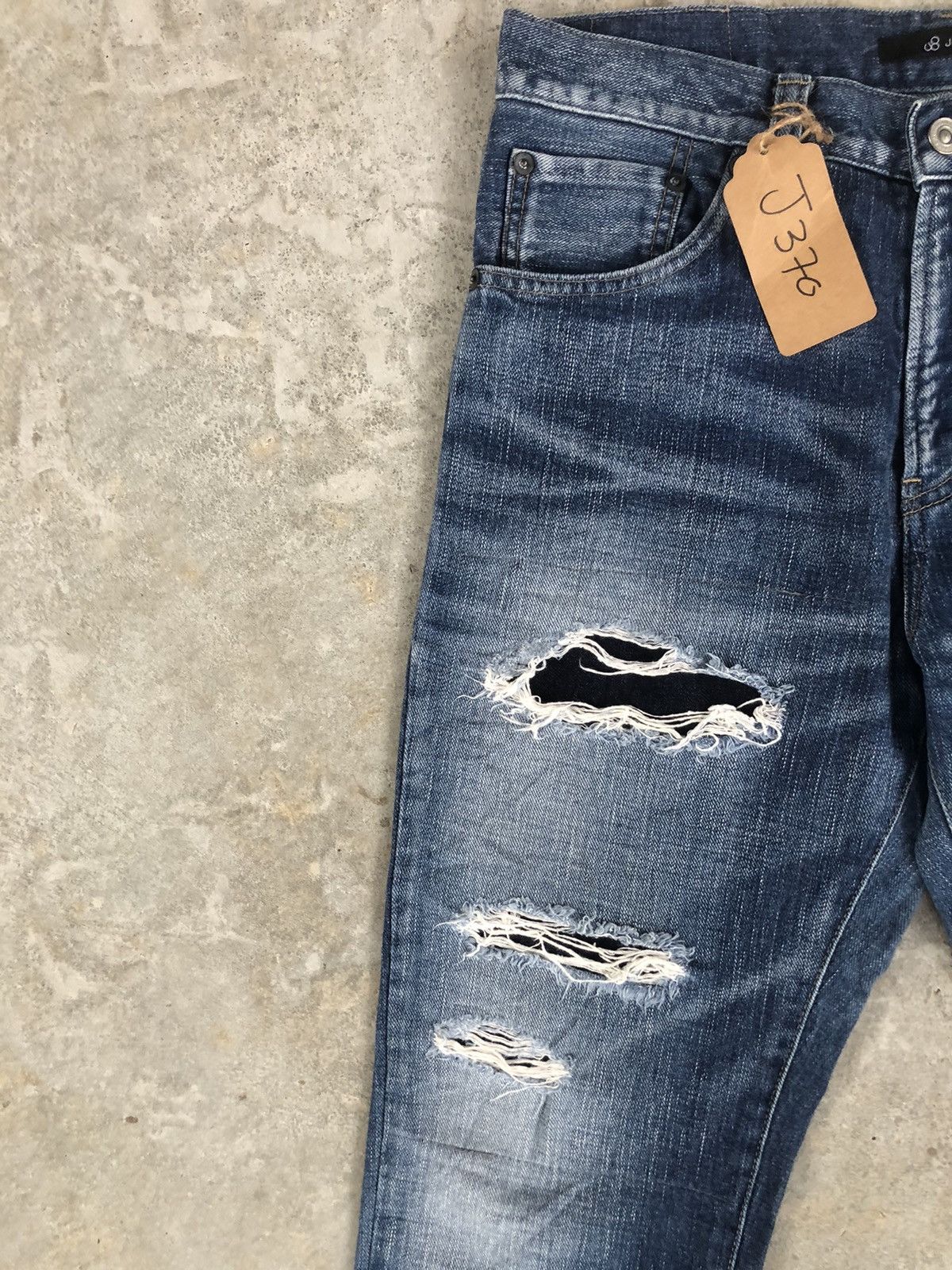 Japanese Brand John bull Distressed Jeans Slim cut Size US 30 / EU 46 - 7 Thumbnail