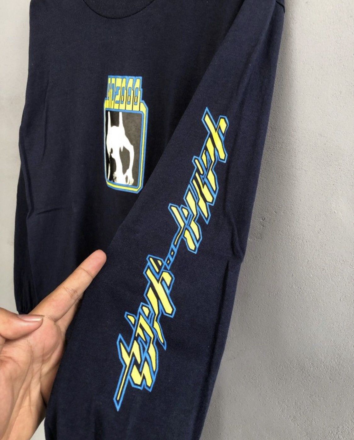 Anime Vintage Long Sleeve 90s Cospa Neon Genesis Evangelion Unit01 Size US L / EU 52-54 / 3 - 3 Thumbnail