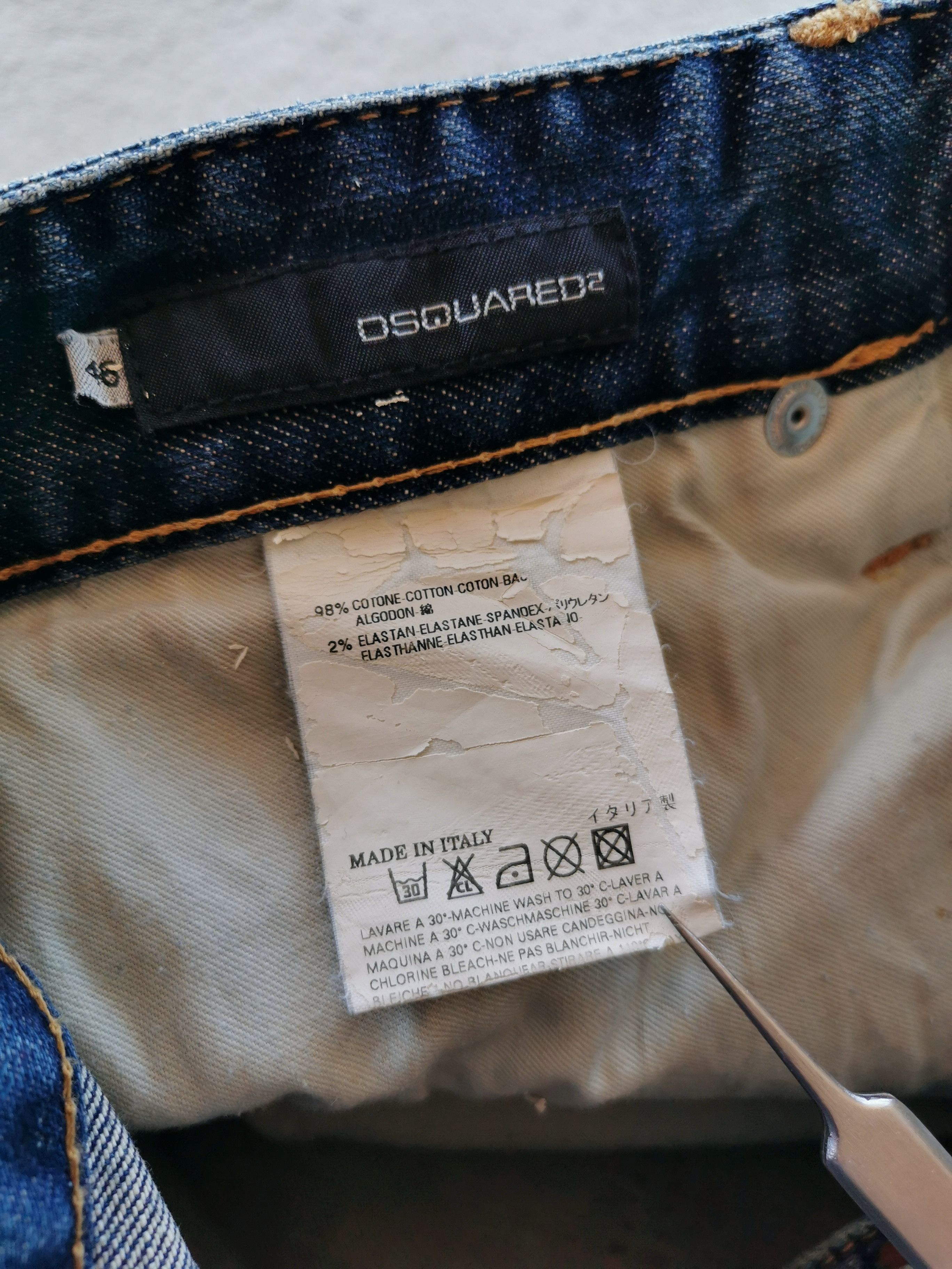 Dsquared2 Dsquared Slim Fit Jeans Size US 32 / EU 48 - 9 Thumbnail