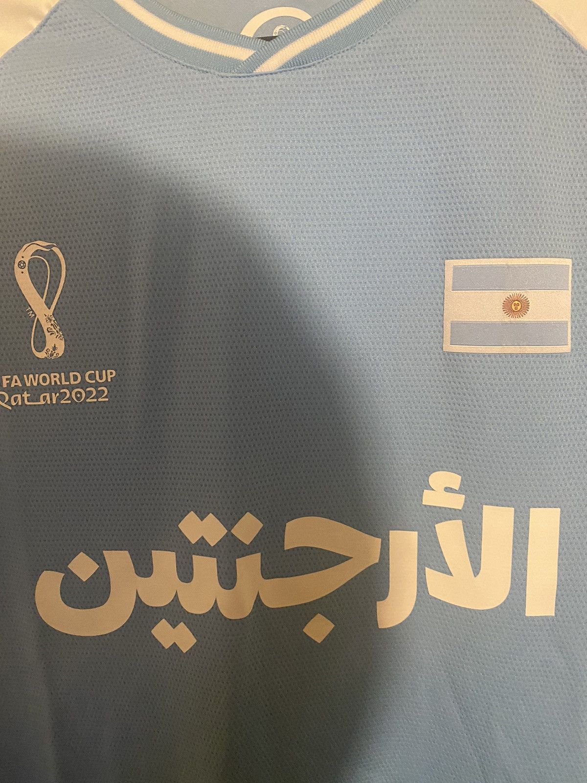 Other Argentina CAMPEONES DEL MUNDO World Cup 2022 Jersey🇦🇷🇶🇦🏆 Size US L / EU 52-54 / 3 - 4 Thumbnail