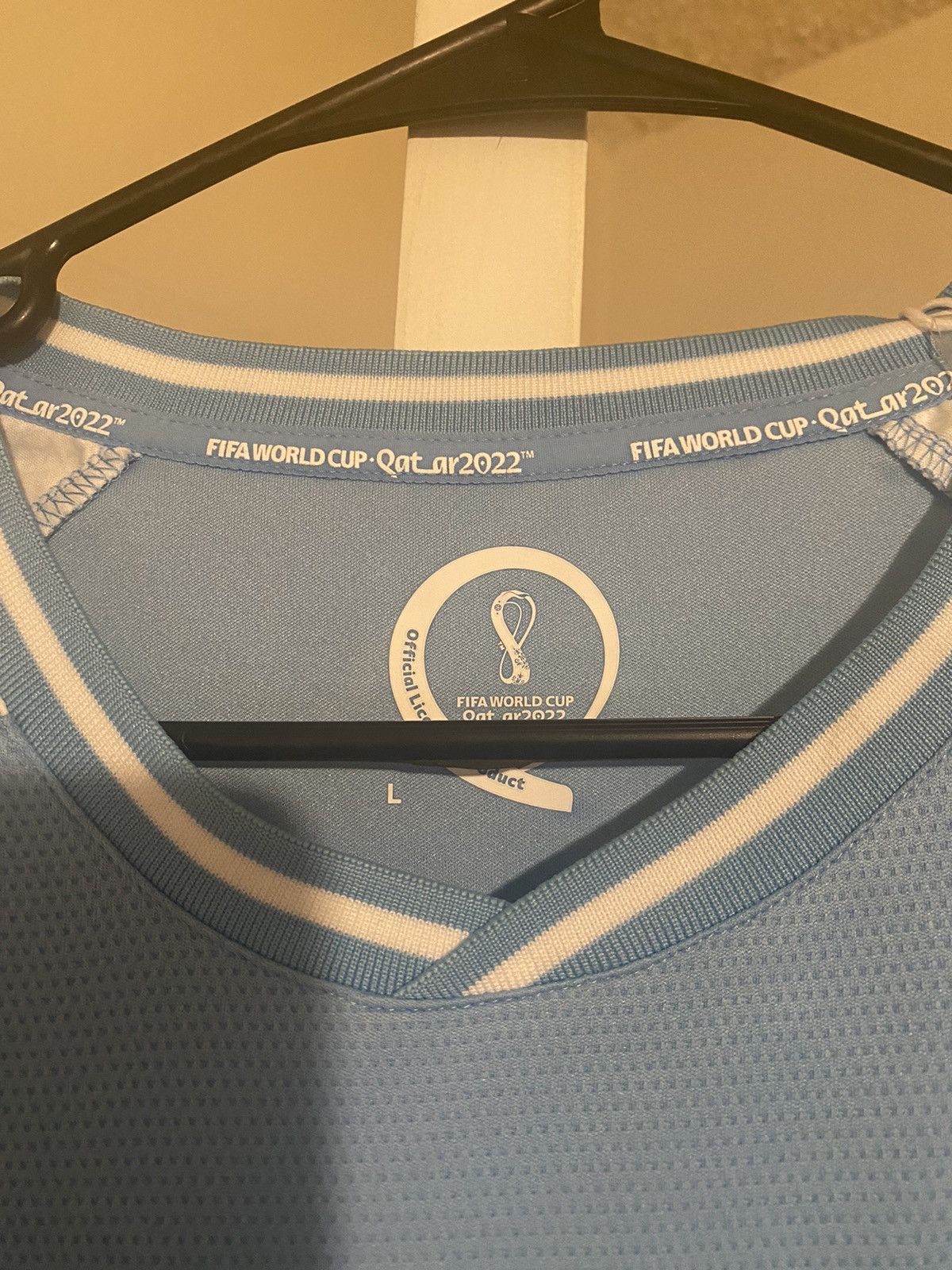 Other Argentina CAMPEONES DEL MUNDO World Cup 2022 Jersey🇦🇷🇶🇦🏆 Size US L / EU 52-54 / 3 - 5 Thumbnail