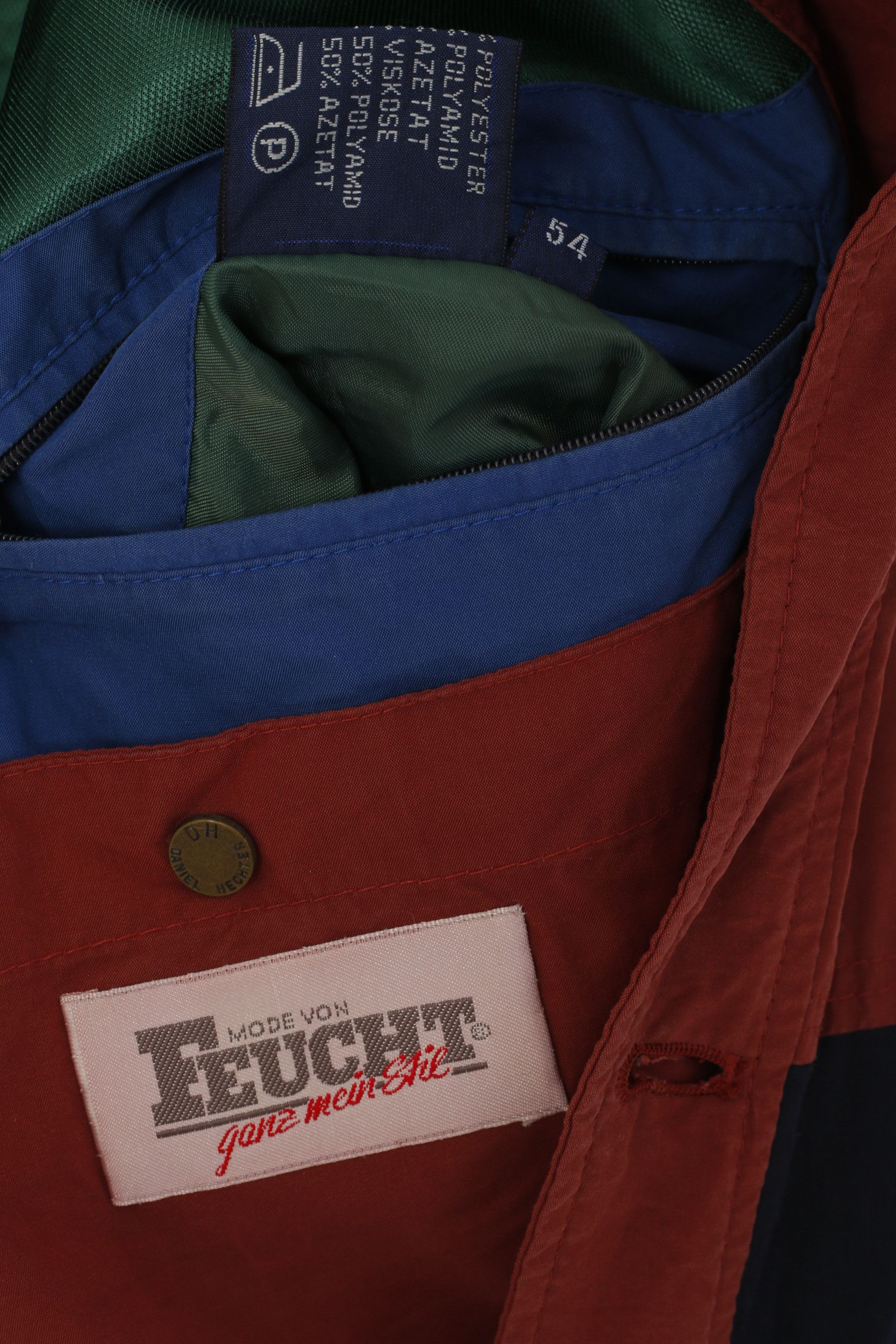 Daniel Hechter × Vintage Daniel Hechter Men 54 L Bomber Jacket Navy Vintage 7403 Size US L / EU 52-54 / 3 - 5 Thumbnail