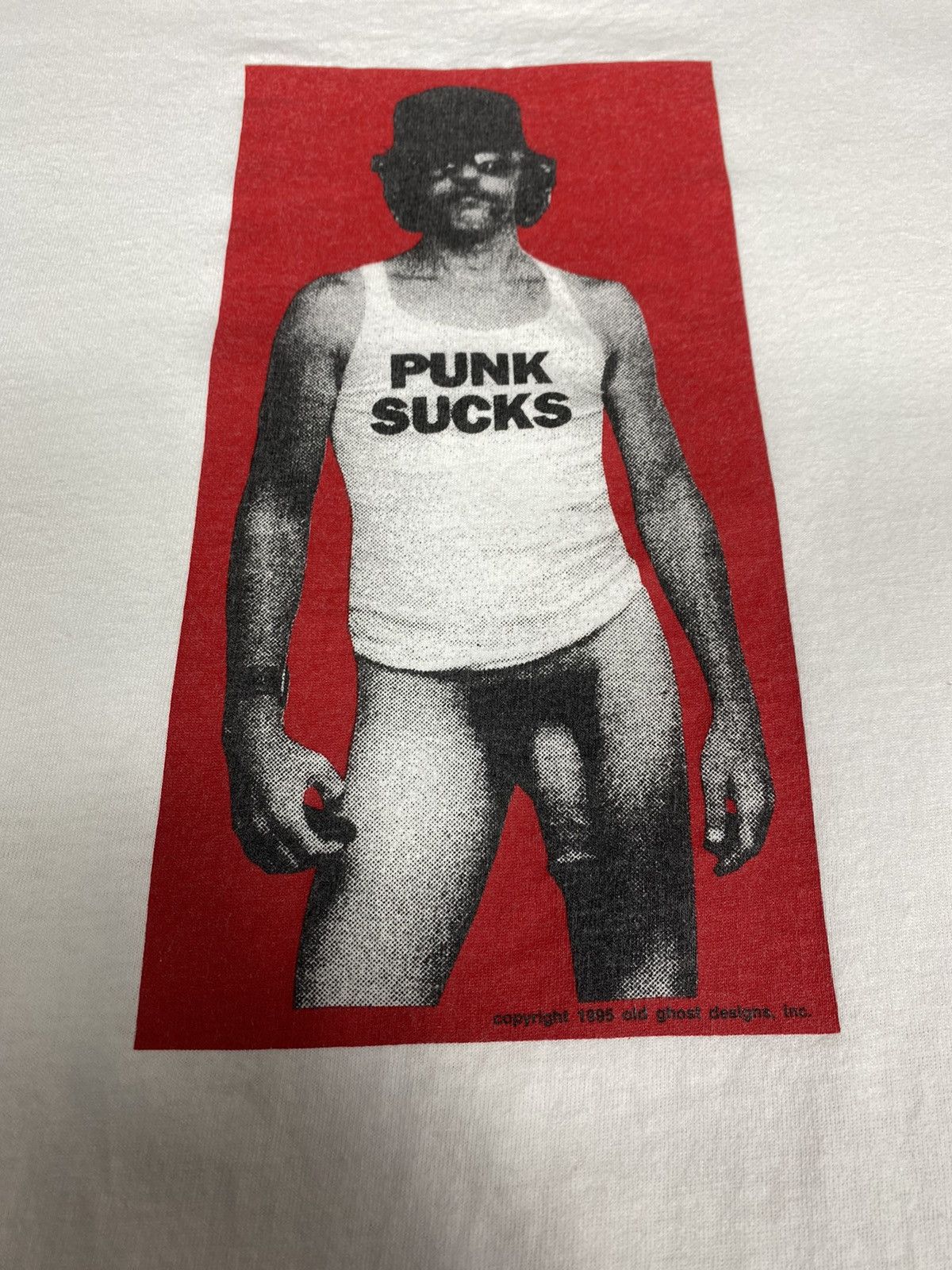 Powell Peralta Vintage Skate Old Ghost Design ‘Punk Sucks’ Size US M / EU 48-50 / 2 - 3 Thumbnail