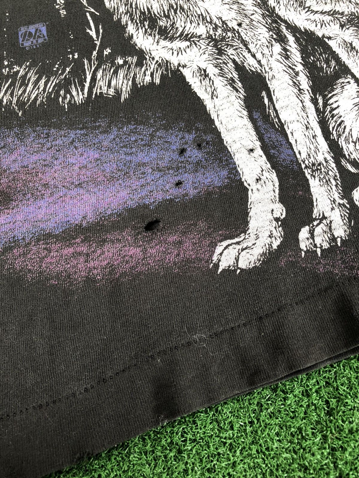 Habitat Rare Distressed Vintage 90s Wolfs in the Mountain Las Vegas Size US XL / EU 56 / 4 - 3 Thumbnail