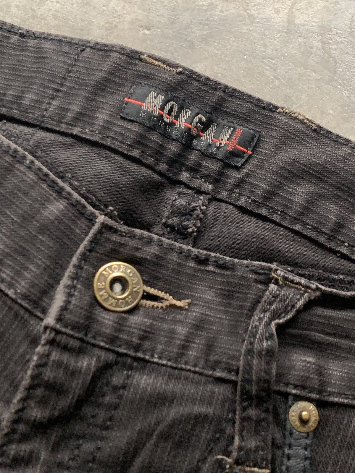 Japanese Brand × Morgan Homme × Vintage Morgan homme bootcut pants Size 30" / US 8 / IT 44 - 10 Thumbnail