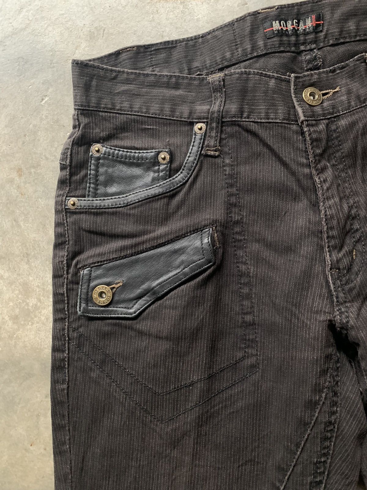 Japanese Brand × Morgan Homme × Vintage Morgan homme bootcut pants Size 30" / US 8 / IT 44 - 5 Thumbnail
