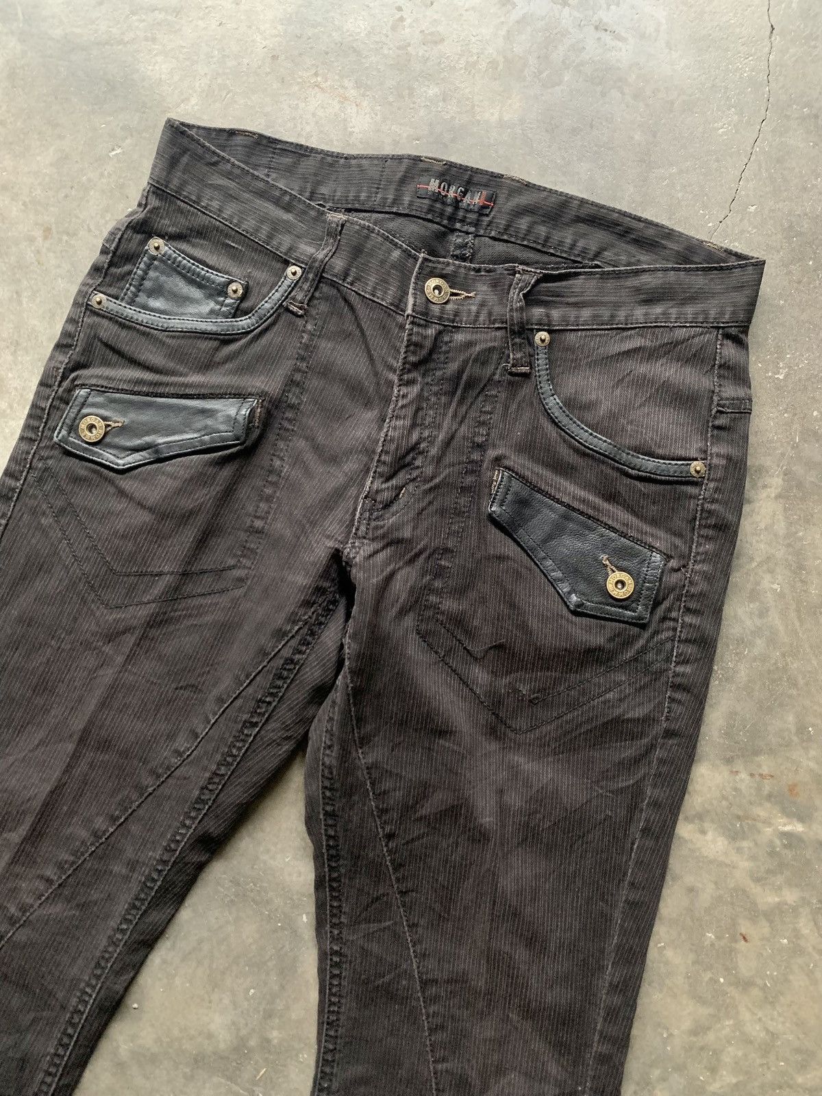 Japanese Brand × Morgan Homme × Vintage Morgan homme bootcut pants Size 30" / US 8 / IT 44 - 3 Thumbnail