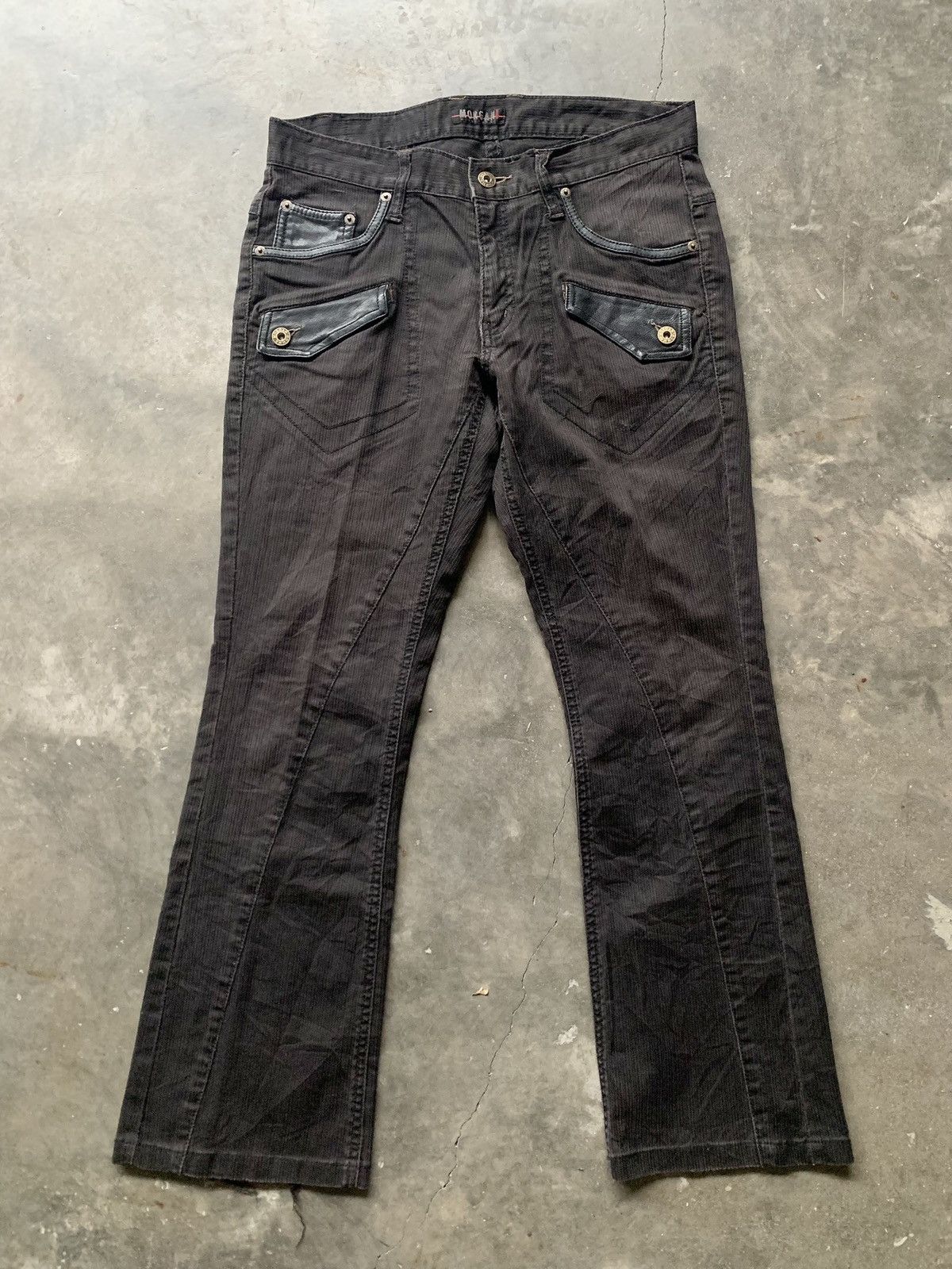 Japanese Brand × Morgan Homme × Vintage Morgan homme bootcut pants Size 30" / US 8 / IT 44 - 1 Thumbnail