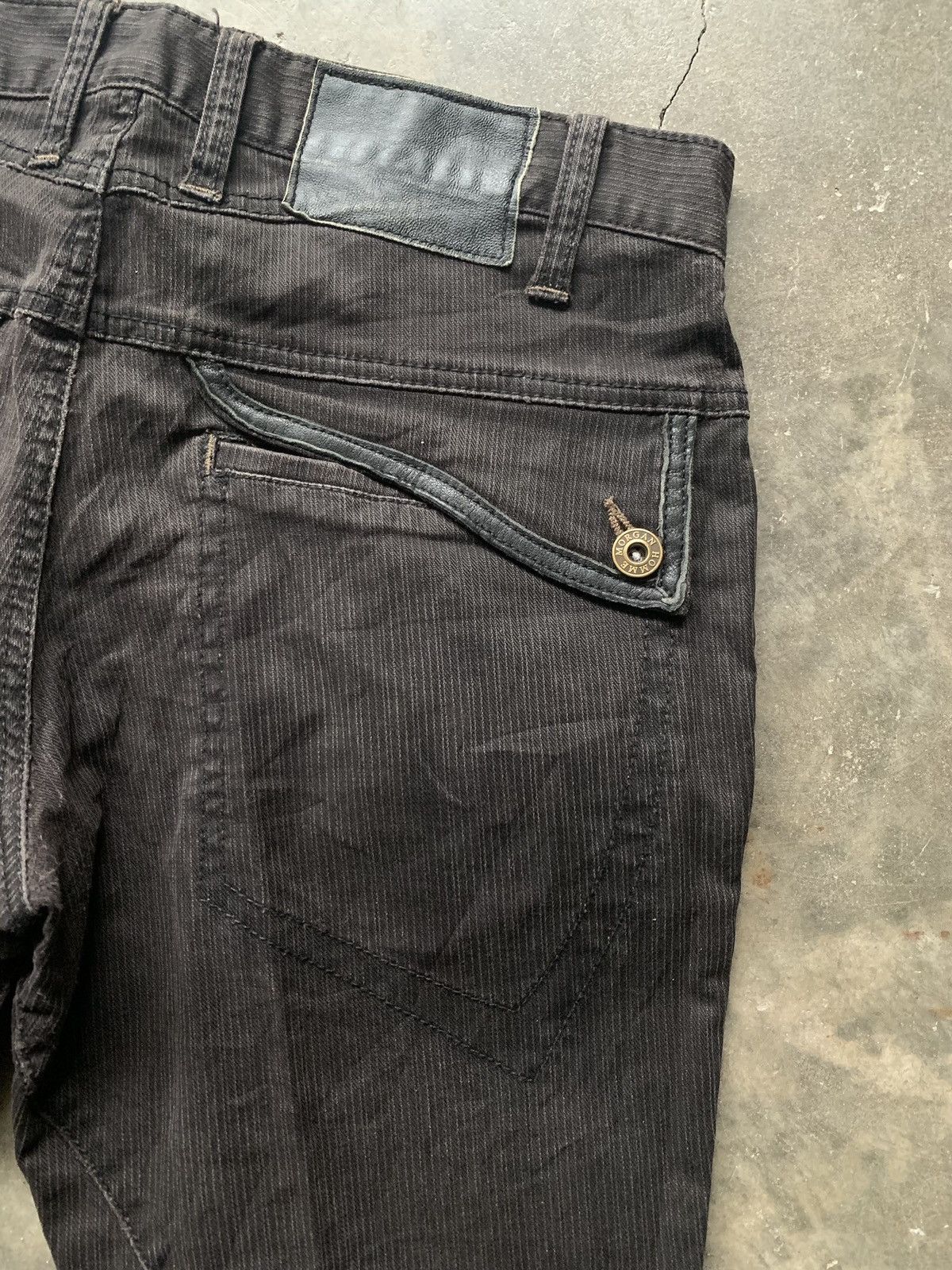 Japanese Brand × Morgan Homme × Vintage Morgan homme bootcut pants Size 30" / US 8 / IT 44 - 7 Thumbnail
