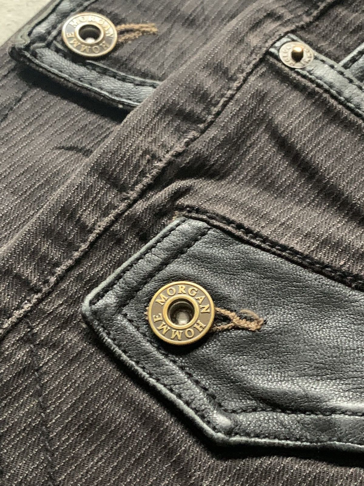 Japanese Brand × Morgan Homme × Vintage Morgan homme bootcut pants Size 30" / US 8 / IT 44 - 9 Thumbnail