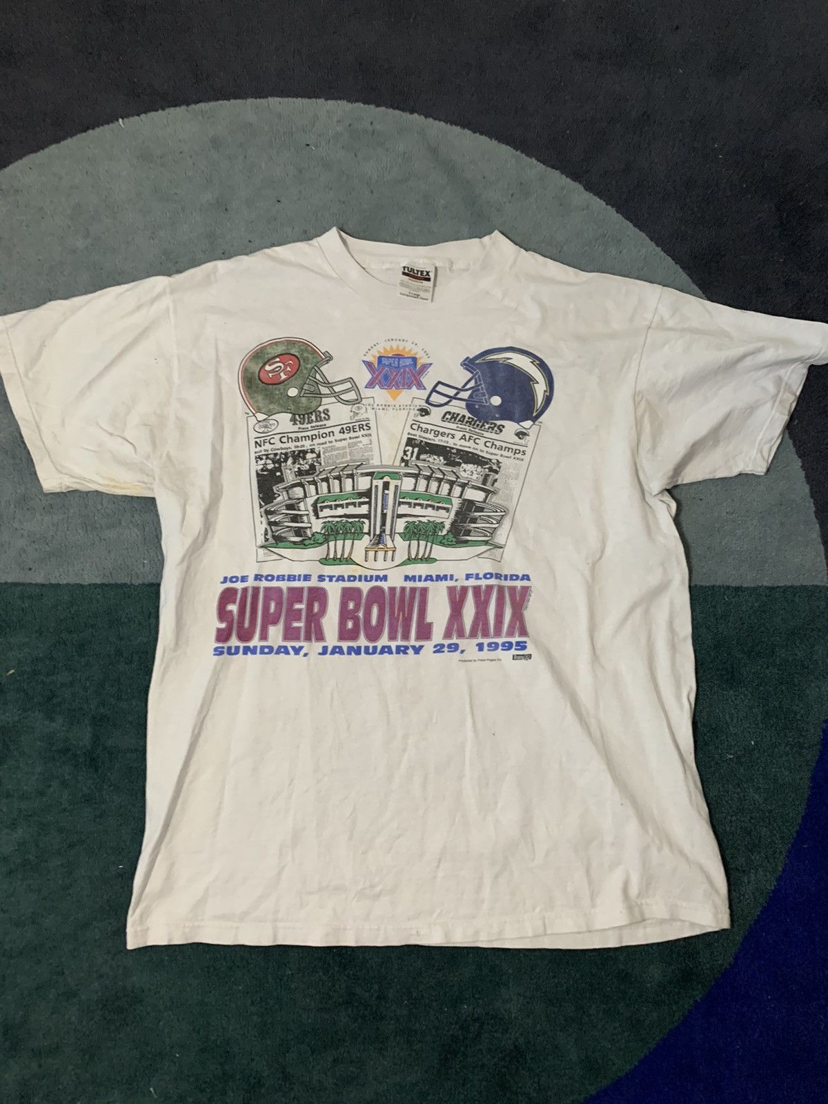 Vintage Vintage Superbowl XXIX 1994 License Chargers vs 49ers Size US L / EU 52-54 / 3 - 1 Thumbnail