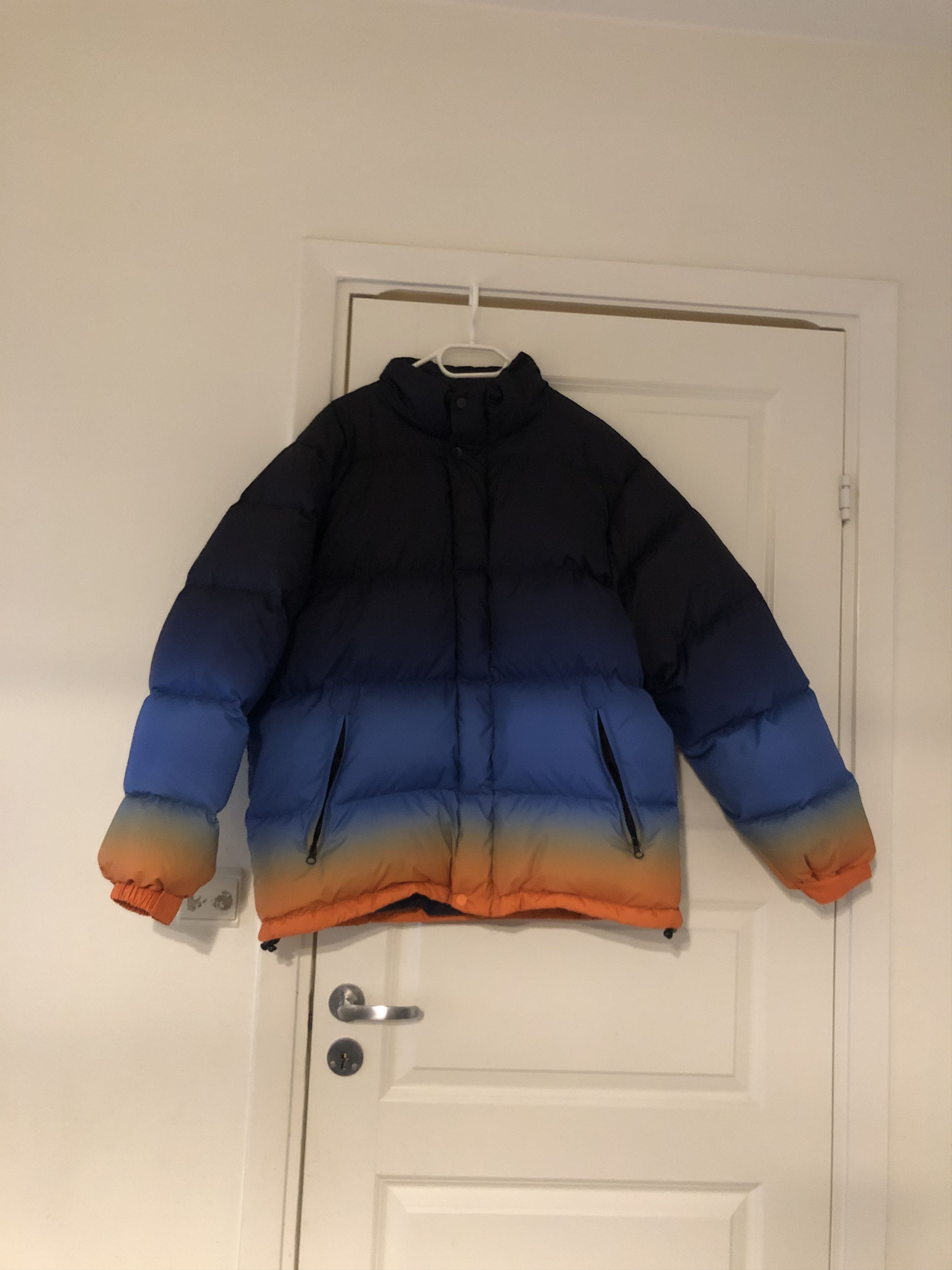 supreme gradient puffy jacket L