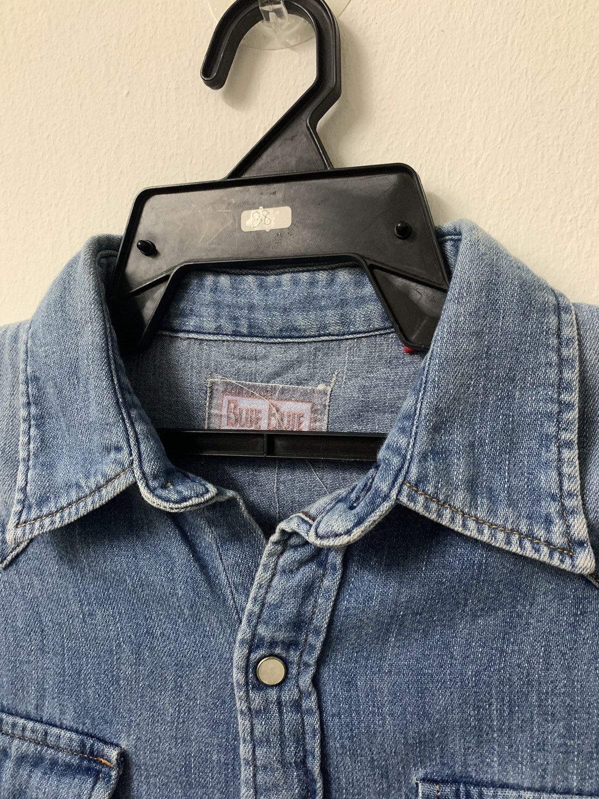 Blue Blue Japan × Japanese Brand × Vintage Vintage Blue2 Japan western snap button Size S / US 4 / IT 40 - 4 Thumbnail