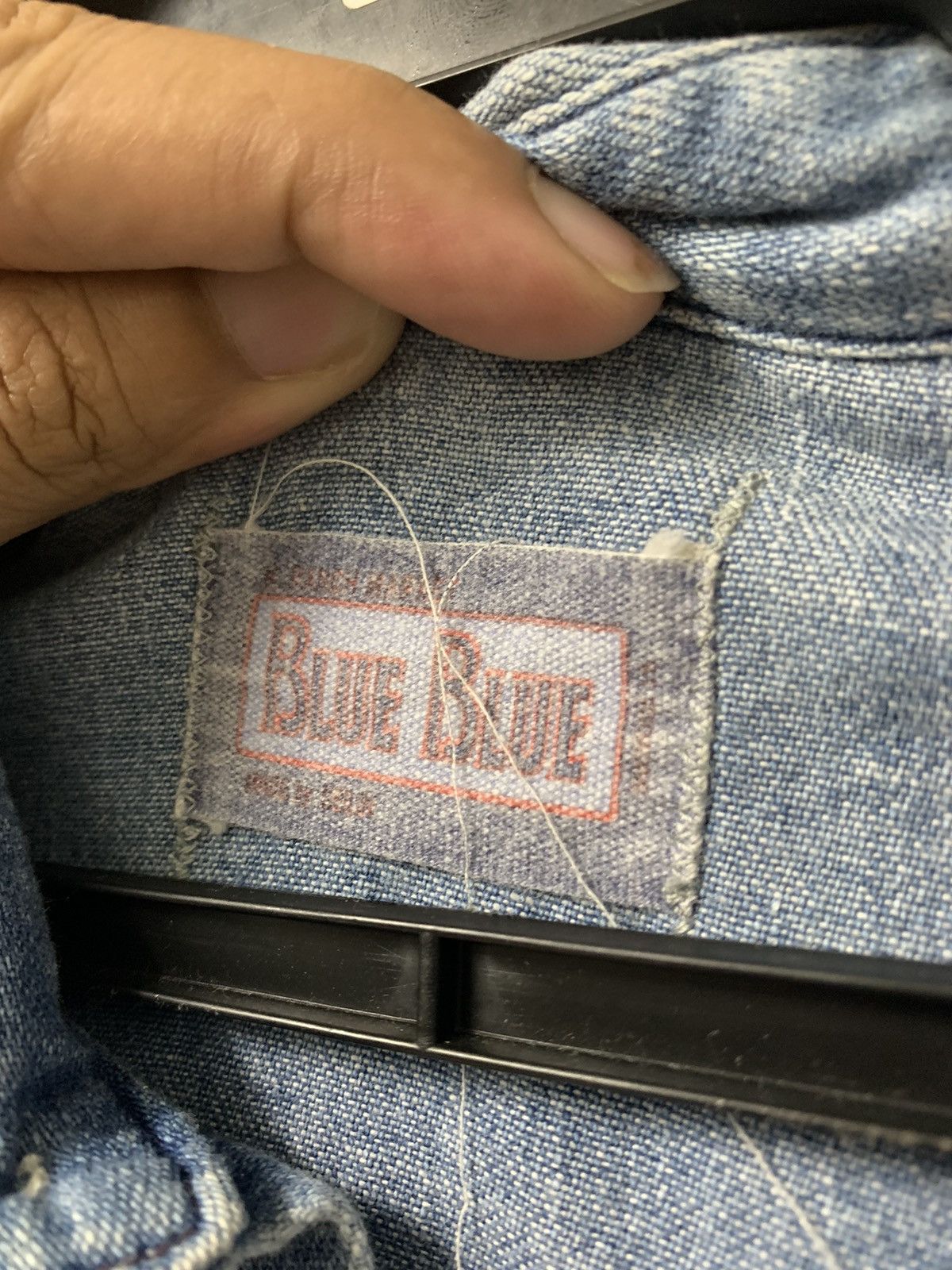 Blue Blue Japan × Japanese Brand × Vintage Vintage Blue2 Japan western snap button Size S / US 4 / IT 40 - 7 Thumbnail