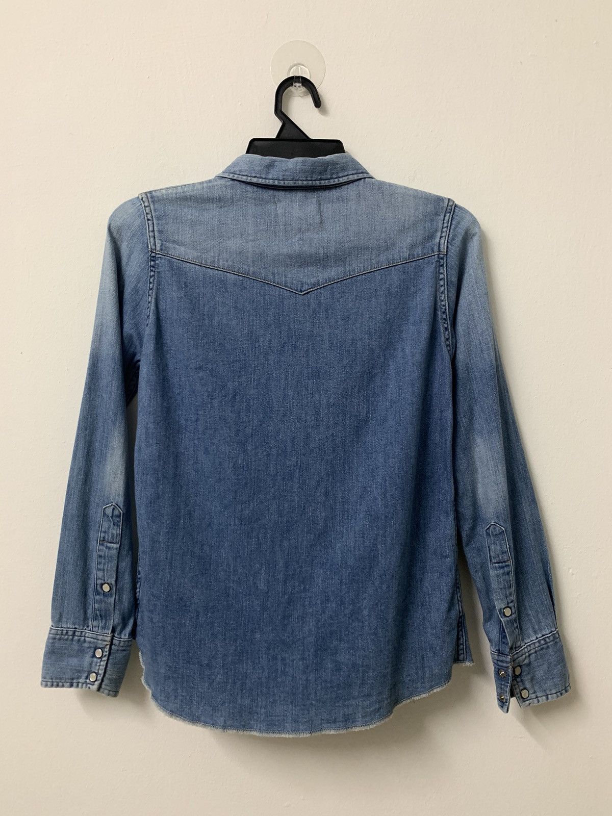 Blue Blue Japan × Japanese Brand × Vintage Vintage Blue2 Japan western snap button Size S / US 4 / IT 40 - 2 Thumbnail