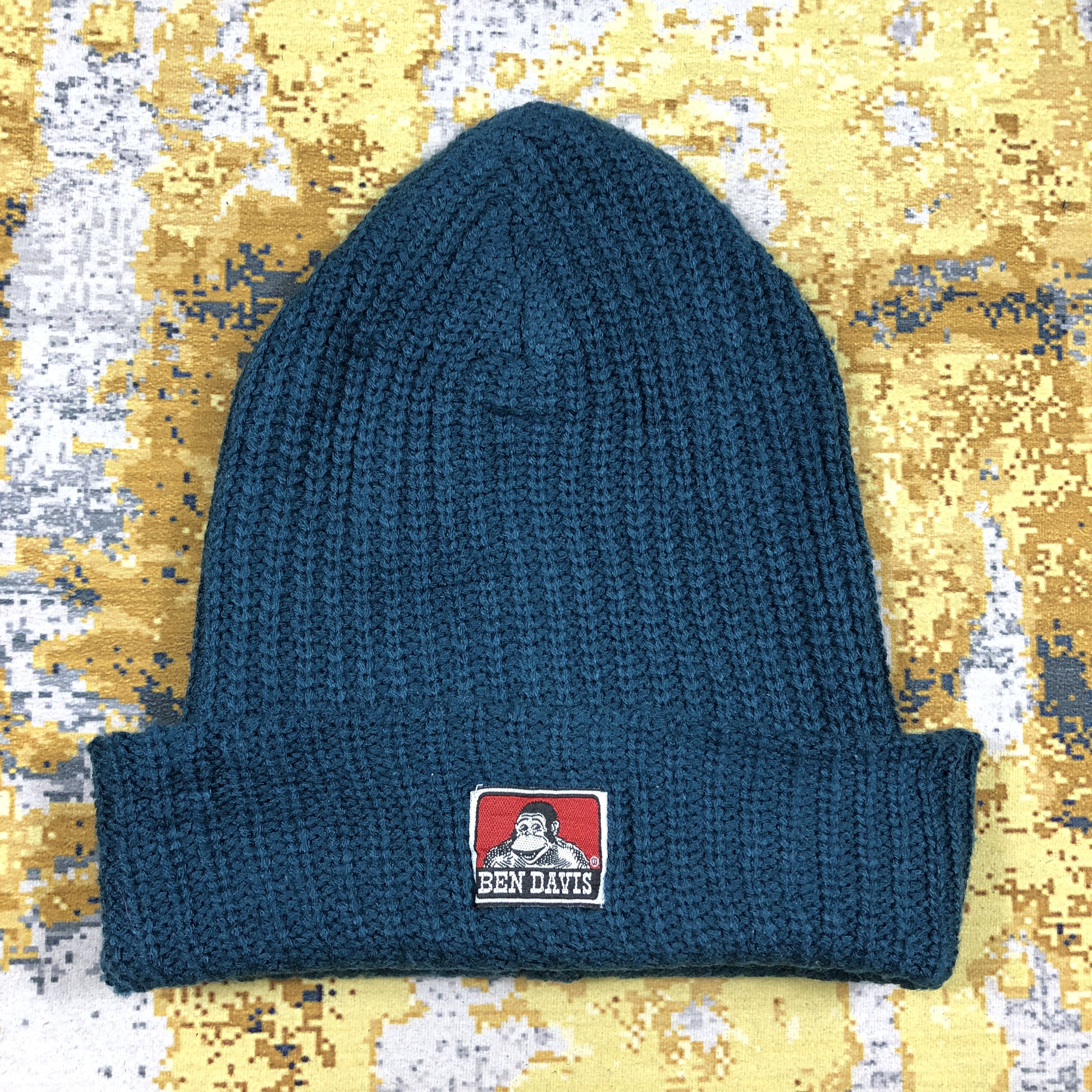 Ben Davis × Vintage Vintage Ben Davis Ribbed Beanie Hat B2130 Size ONE SIZE - 3 Thumbnail
